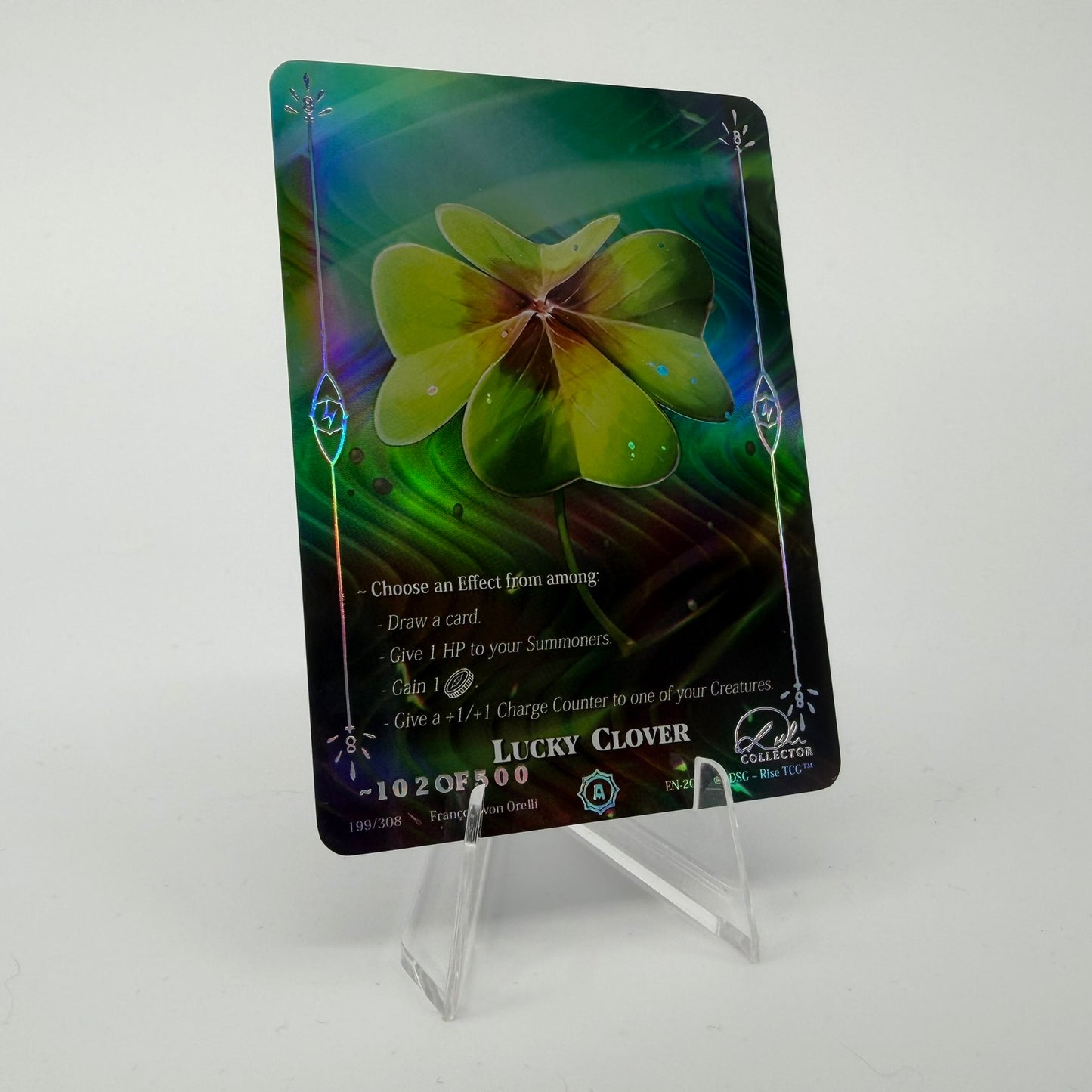 #225 Lucky Clover | 199/308 | Collector 102/500 | Alpha | Common (EN)