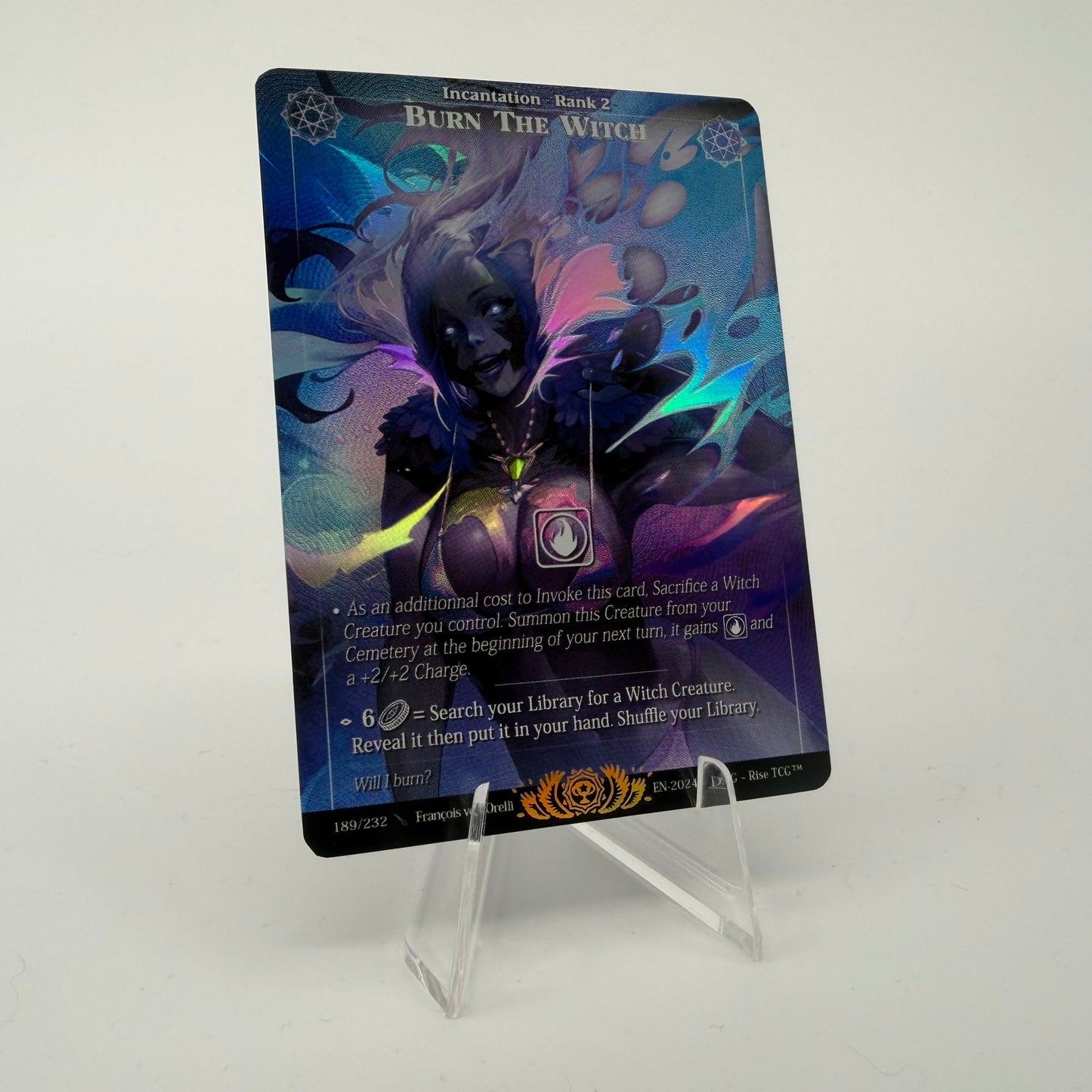 #232 Burn The Witch | 189/232 | Holo | Trophy - 01 | Legendary (EN)