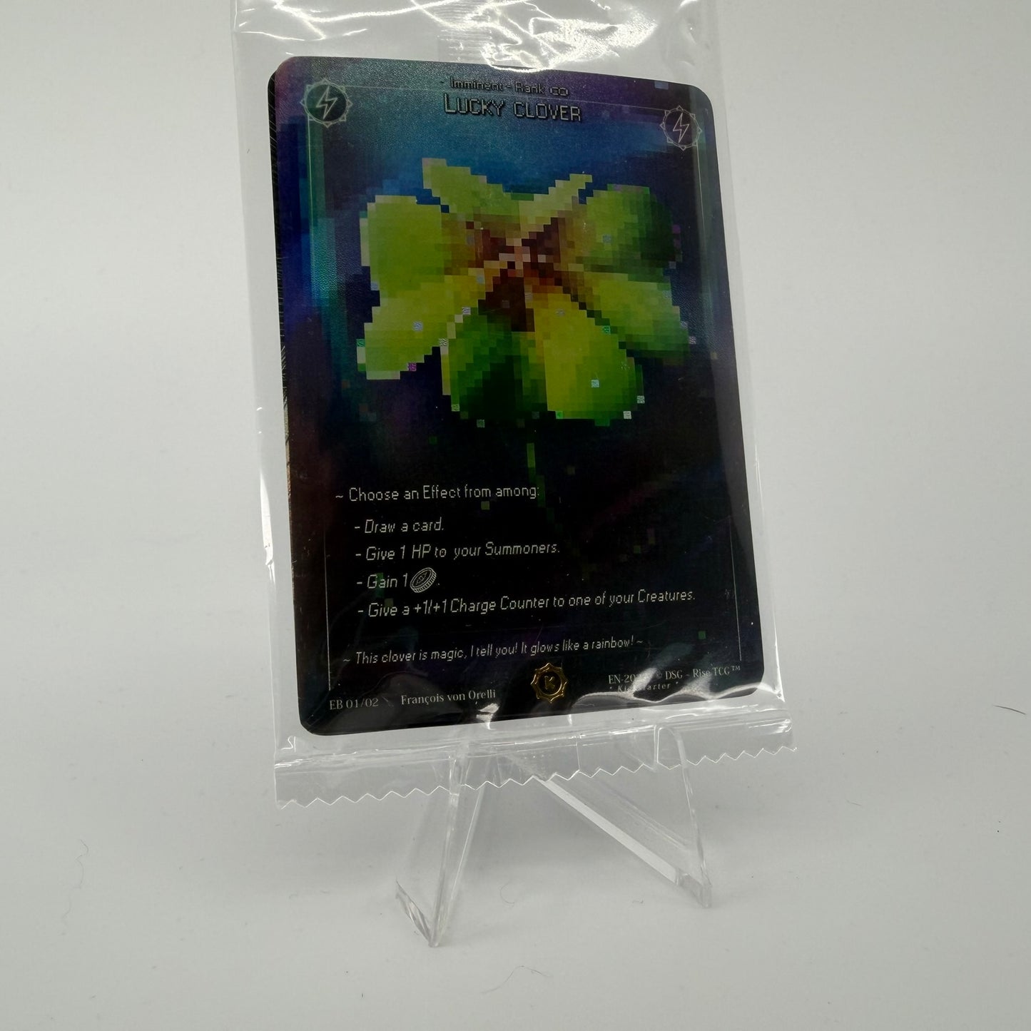 #243 Lucky Clover | EB01/02 | Holo | Kickstarter Early Bird Promo Pack | Common (EN)