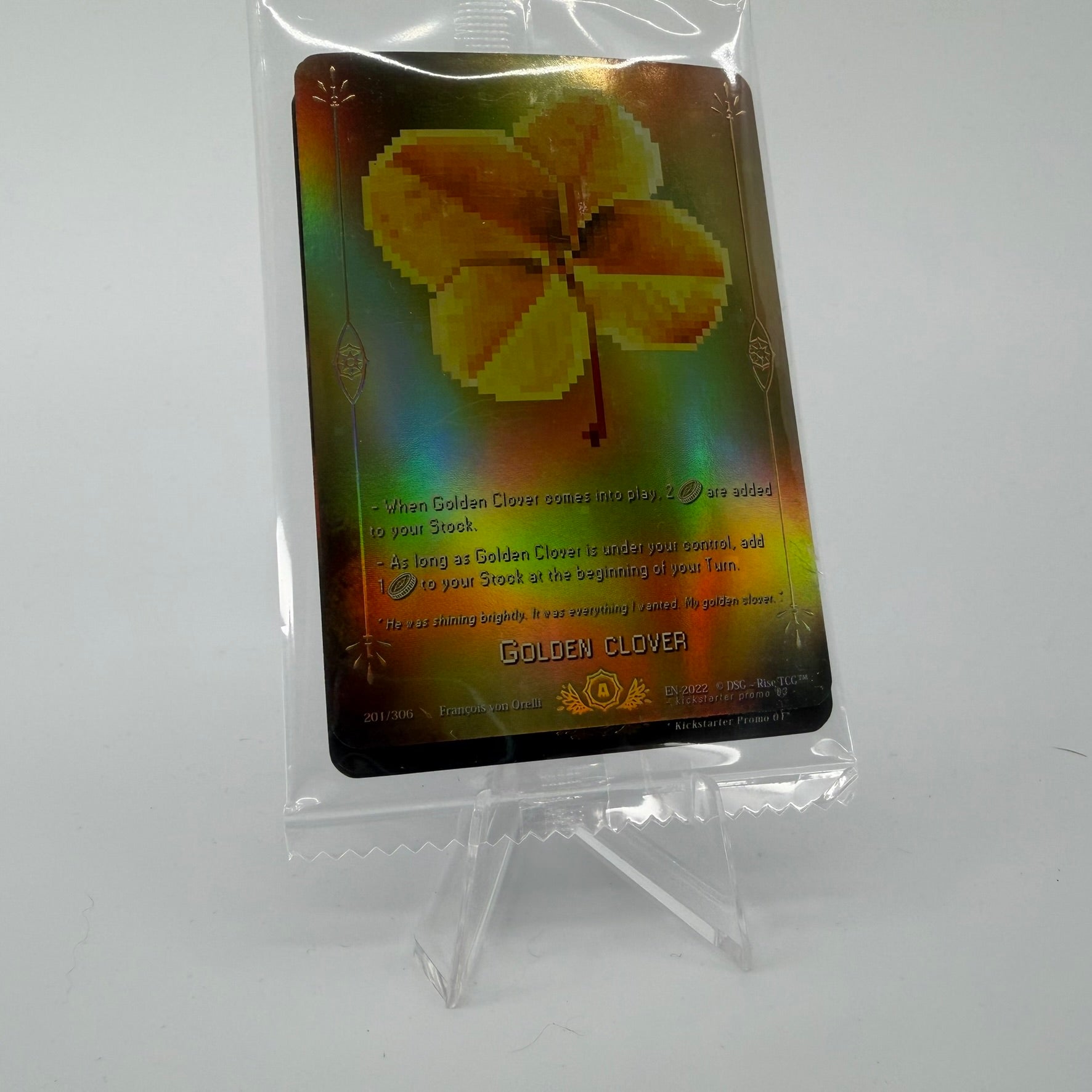 #245 Golden Clover | 201/306 | Holo | Kickstarter Promo Pack 01-03 | Uncommon (EN)
