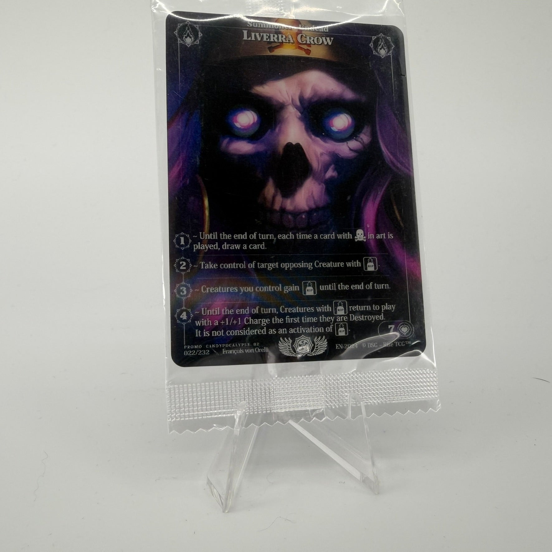 #246 Liverra Crow | 022/232 | Depth Lenticular | Candypocalypse Promo Pack | Rare (EN)