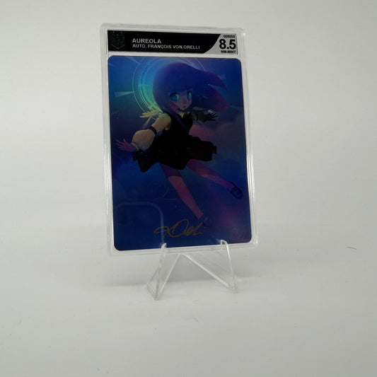 #262 [Graded] Aureola */15 | Full Art Signed by Francois | Vault Pack v1