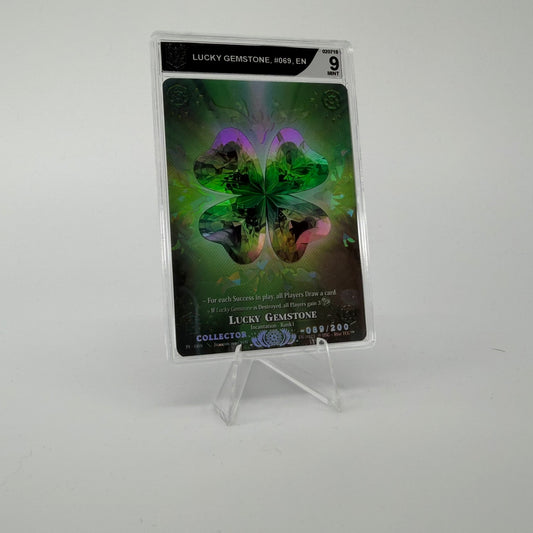 #268 [Graded] Lucky Gemstone */200 | Pt - 069 | Collector 089/200 | Prestige 2023 | Legendary (EN)