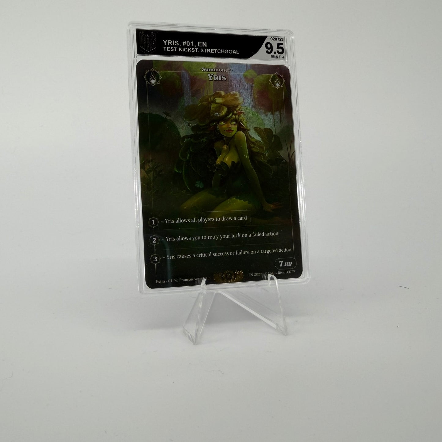 #286 [Graded] Yris */14 | Extra - 01 | Test Kickstarter Stretchgoal | Vault Pack v1 | Rare (EN)