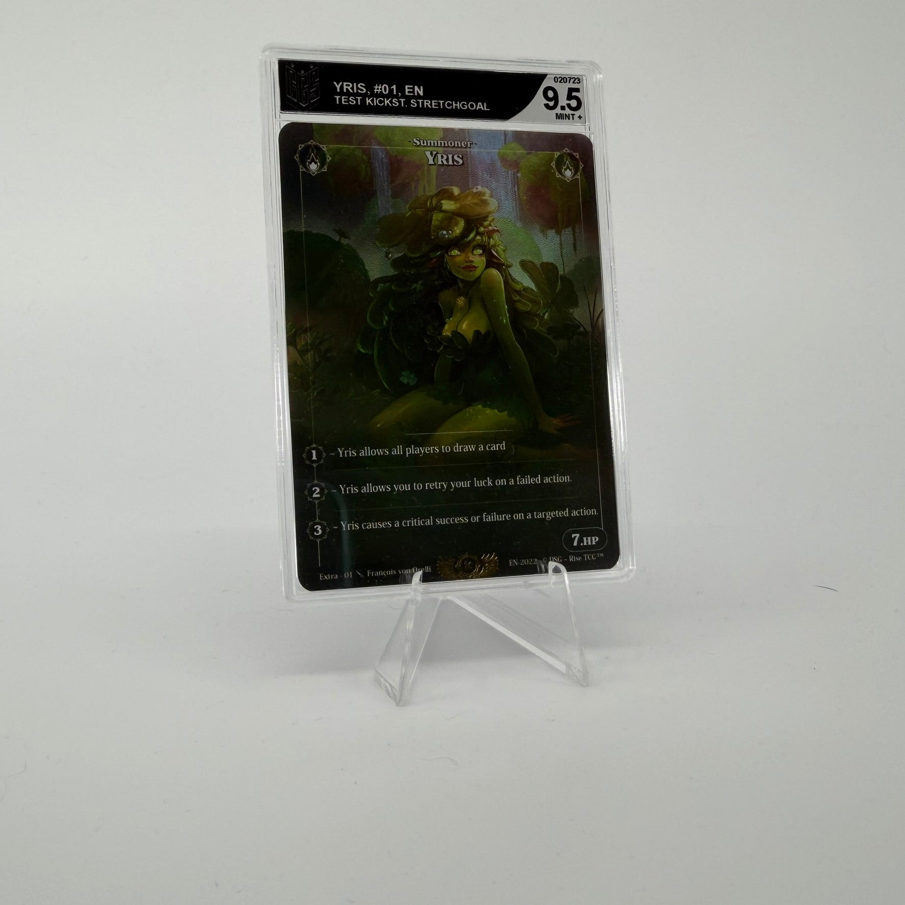 #286 [Graded] Yris */14 | Extra - 01 | Test Kickstarter Stretchgoal | Vault Pack v1 | Rare (EN)