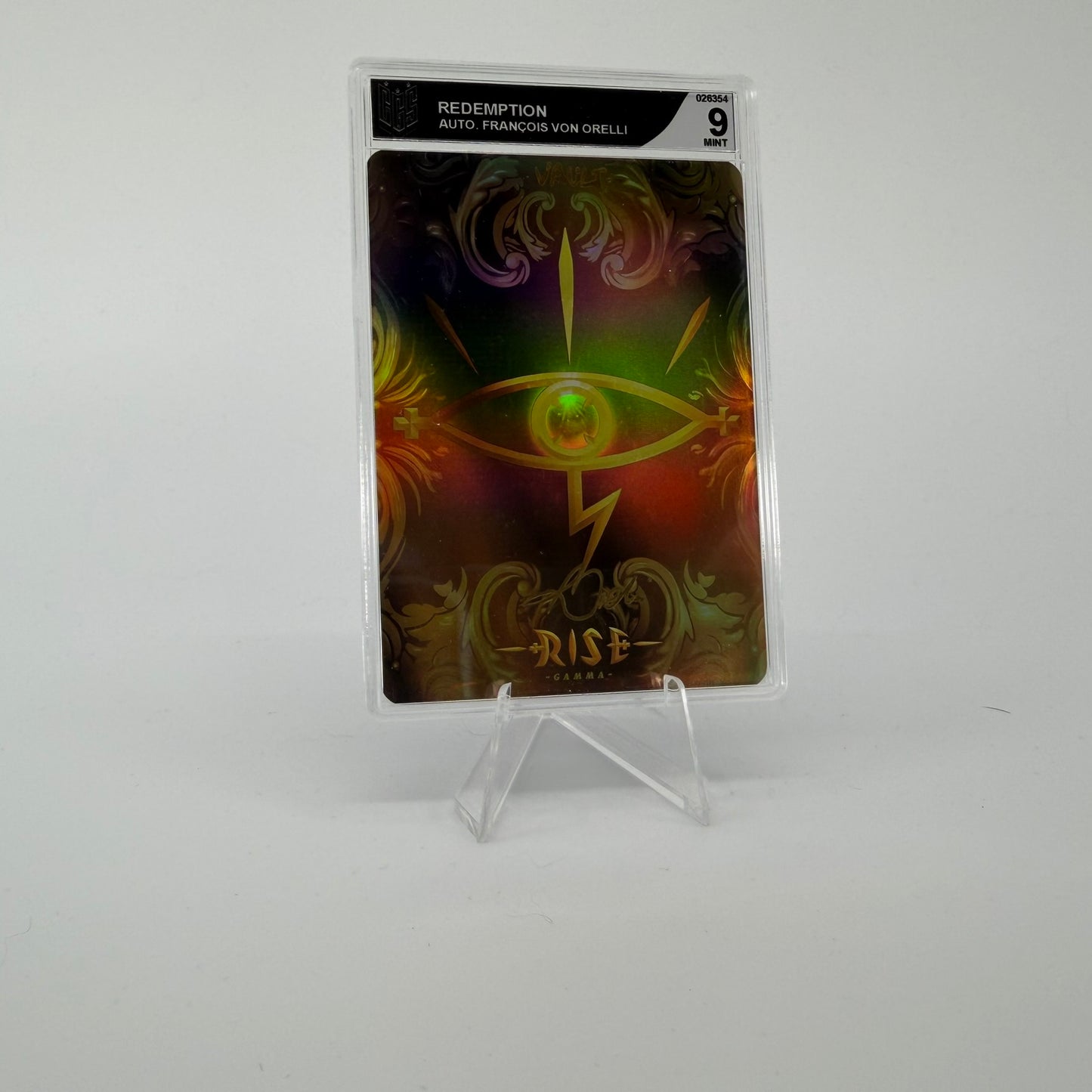 #287 [Graded] Redemption */3 | GAMMA Holo | Vault Pack v2