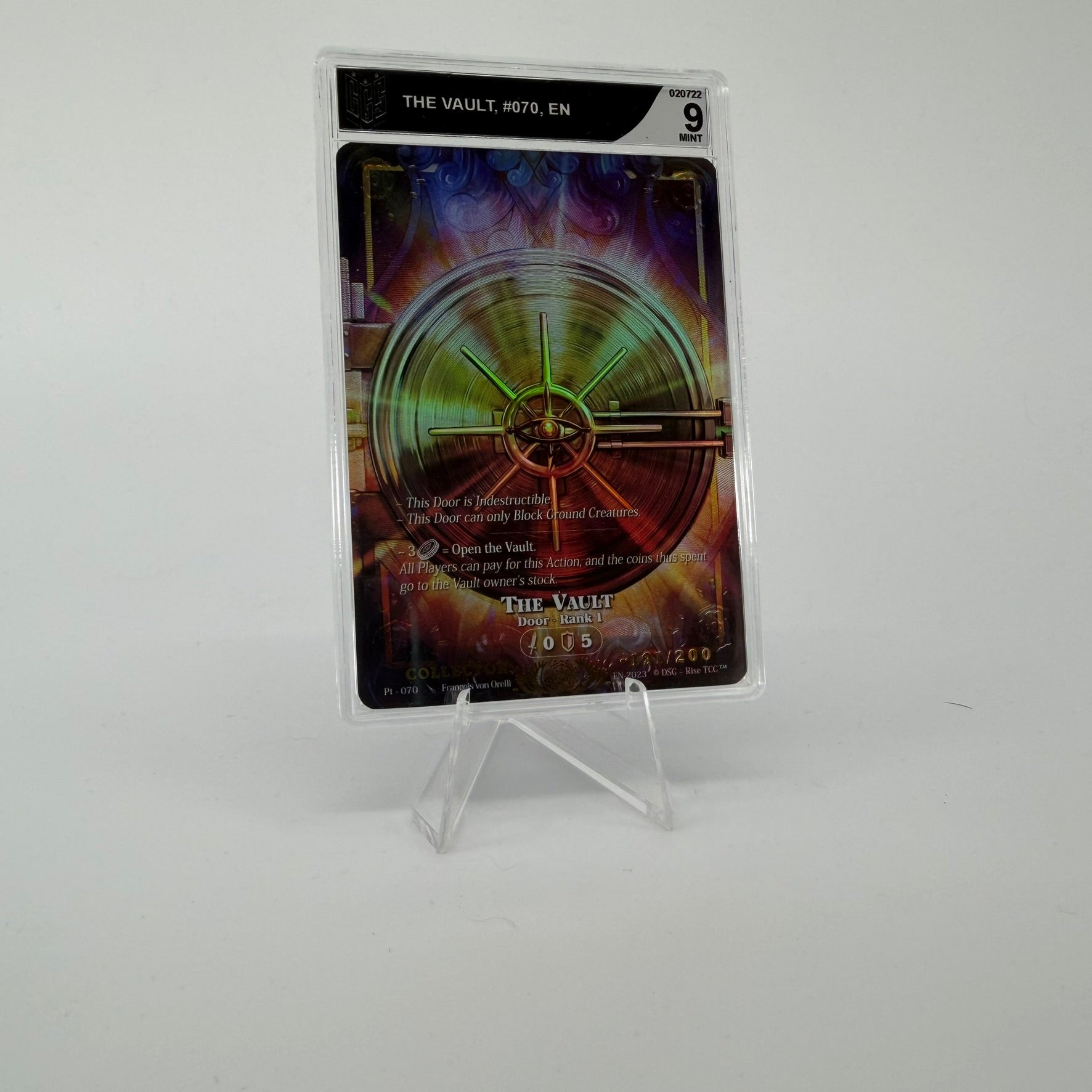 #292 [Graded] The Vault */200 | Pt - 070 | Collector 191/200 | Prestige 2023 | Legendary (EN)