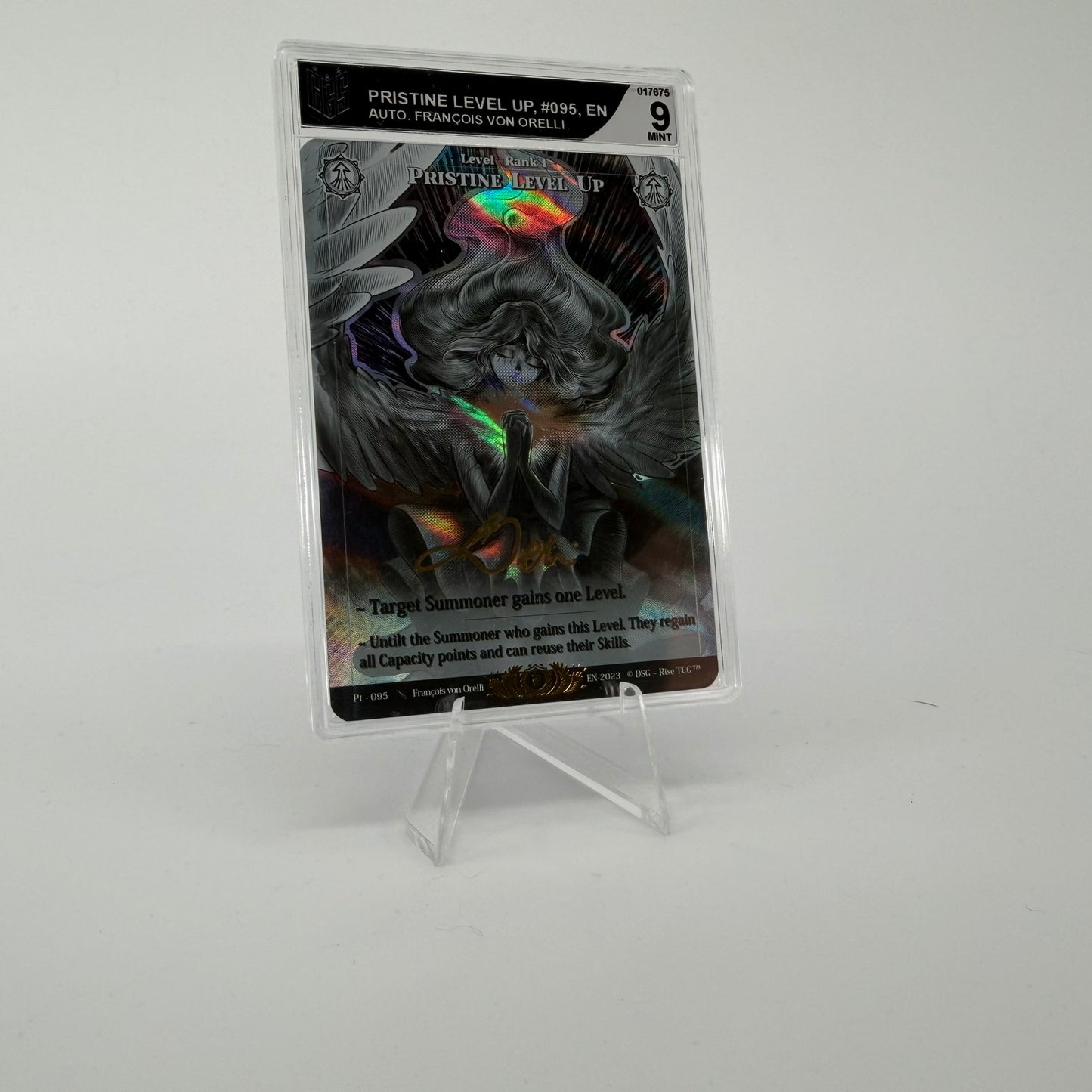 #298 [Graded] Pristine Level Up Sketch | Pt - 095 | Holo Signed by FranÃ§ois | Prestige 2023 | Legendary (EN)