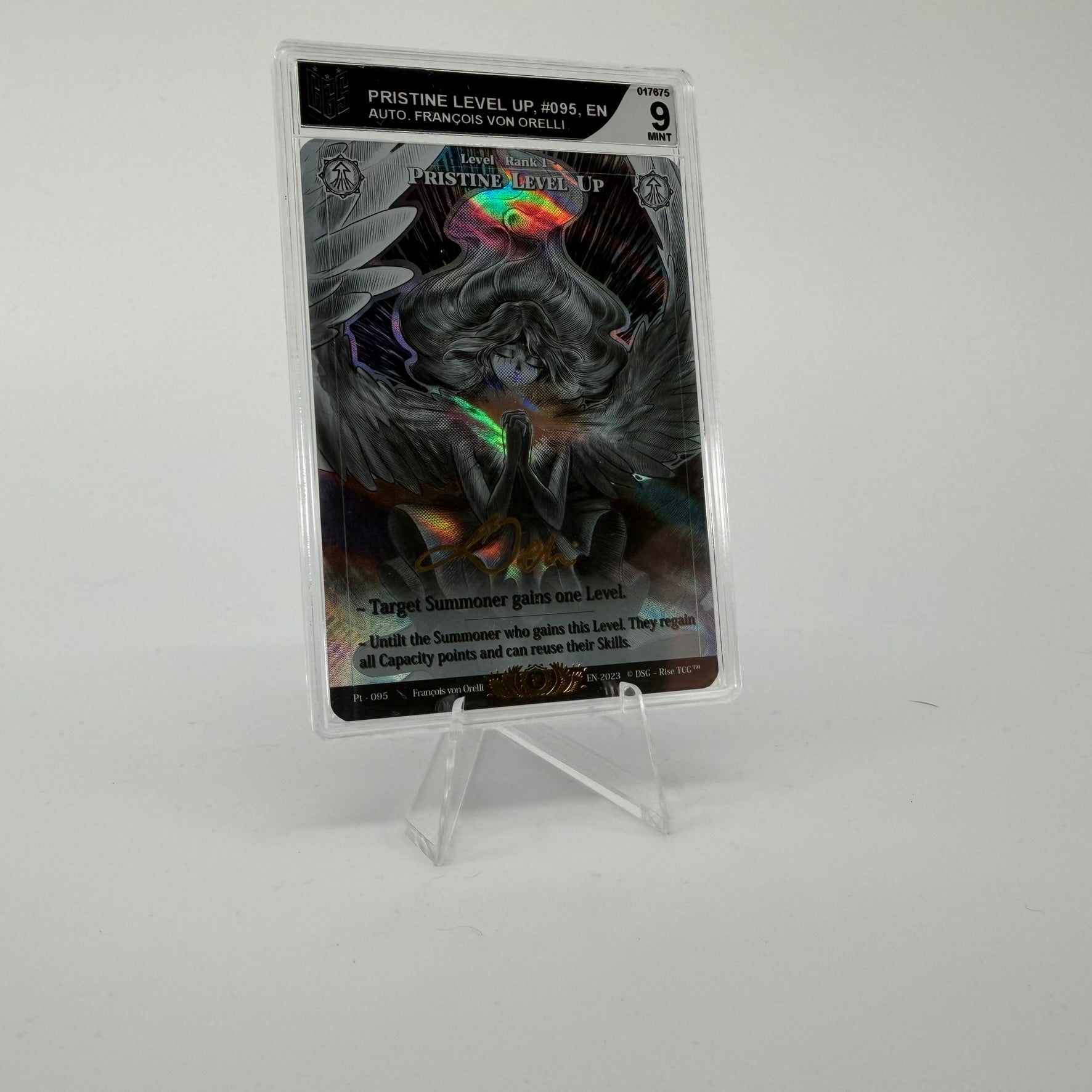 #298 [Graded] Pristine Level Up Sketch | Pt - 095 | Holo Signed by FranÃ§ois | Prestige 2023 | Legendary (EN)