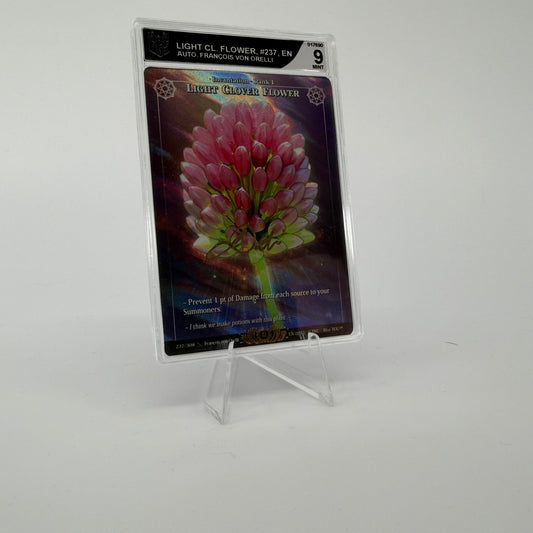 #300 [Graded] Light Clover Flower | 237/308 | Holo Signed by Francois | Alpha | Legendary (EN)