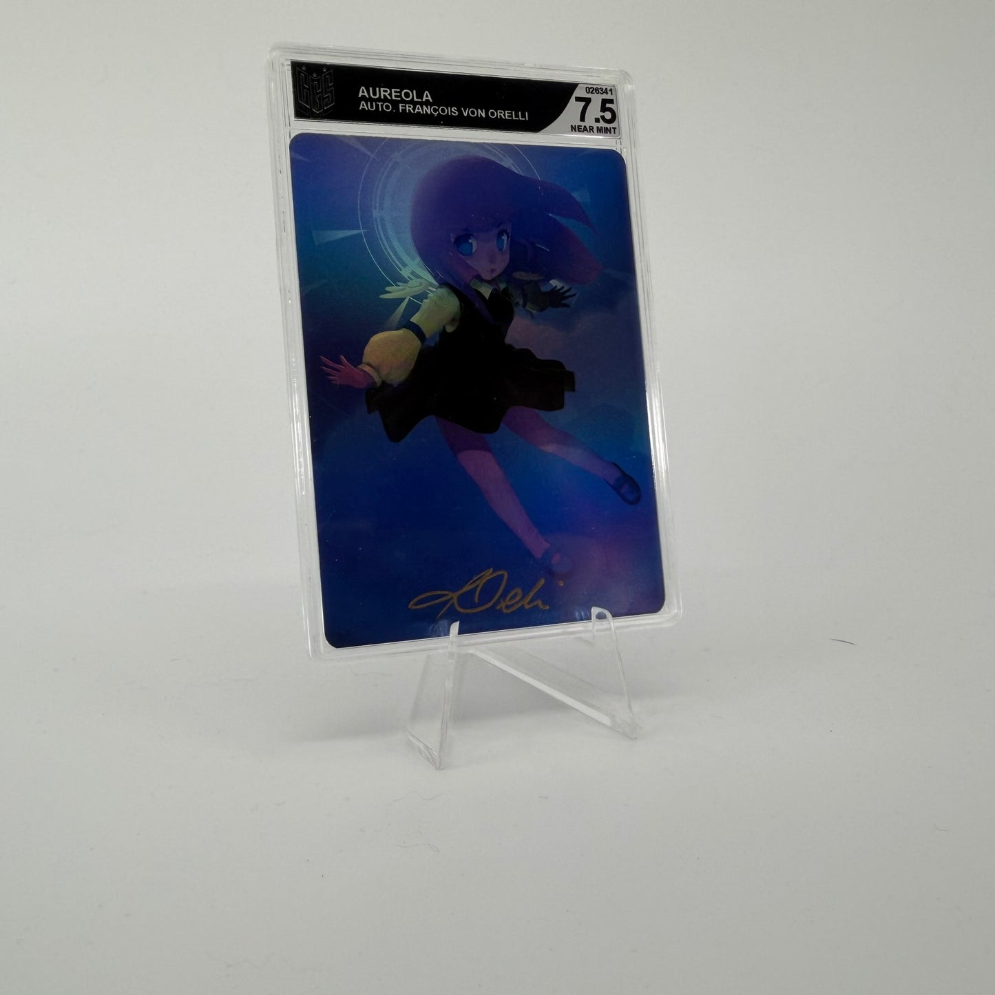 #306 [Graded] Aureola */15 | Full Art Signed by Francois | Vault Pack v1