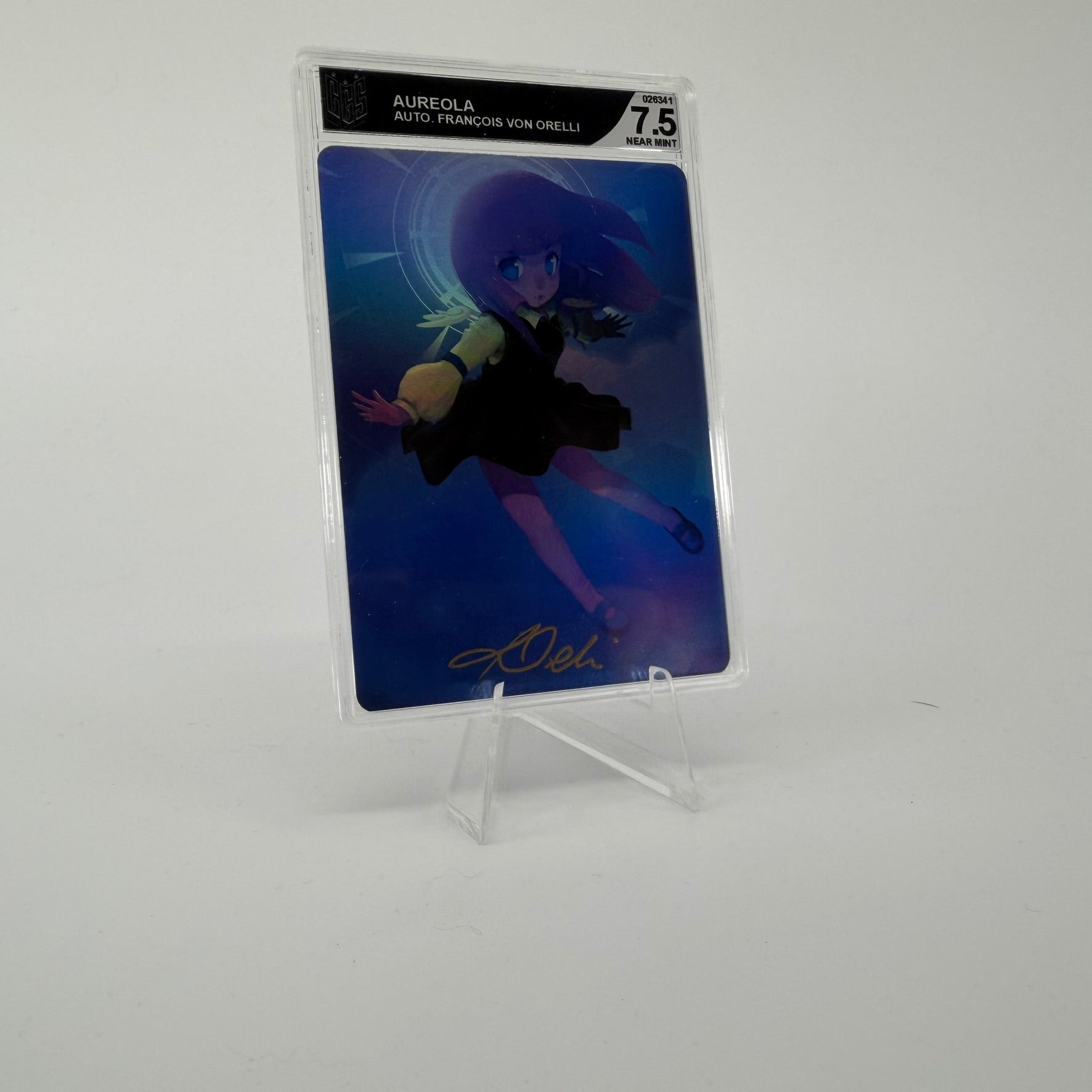 #306 [Graded] Aureola */15 | Full Art Signed by Francois | Vault Pack v1