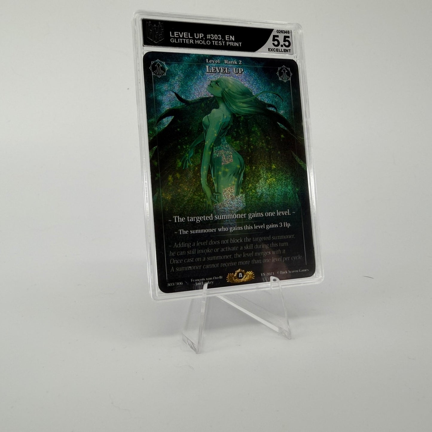 #320 [Graded] Level Up (Healthy) | 303/306 | Glitter | Sample 1 | Rare (EN)
