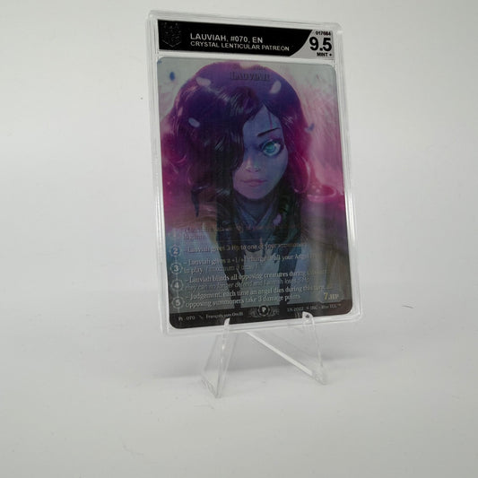 #323 [Graded] Lauviah */25 | Pt - 070 | Blue Lenticular | Vault Pack v1 | Rare (EN)