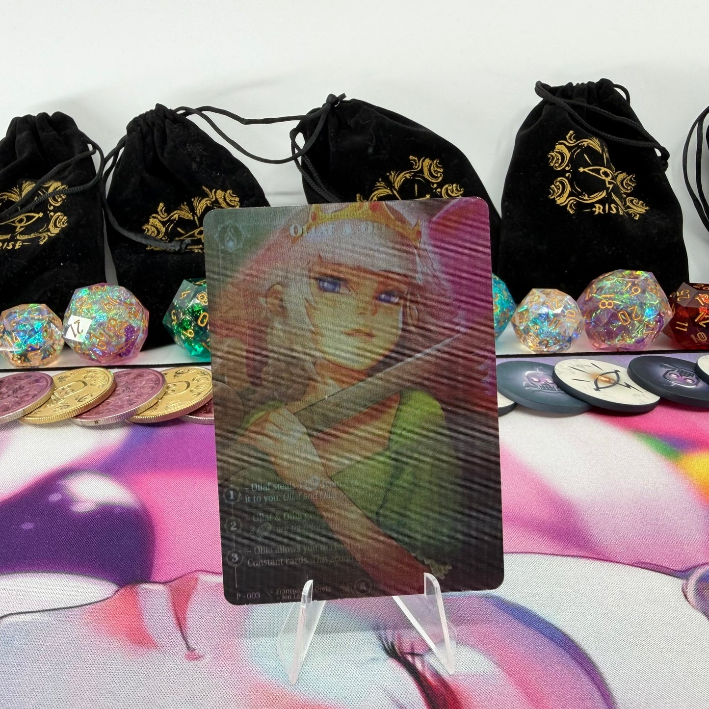 #376 Ollaf & Ollia | P - 003 | Lenticular | Patreon Promo | Rare (EN)