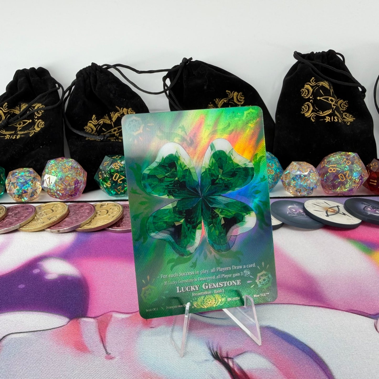 #435 Lucky Gemstone | Test-001 | Chase Depth Lenticular | Precious Pack | Legendary (EN)