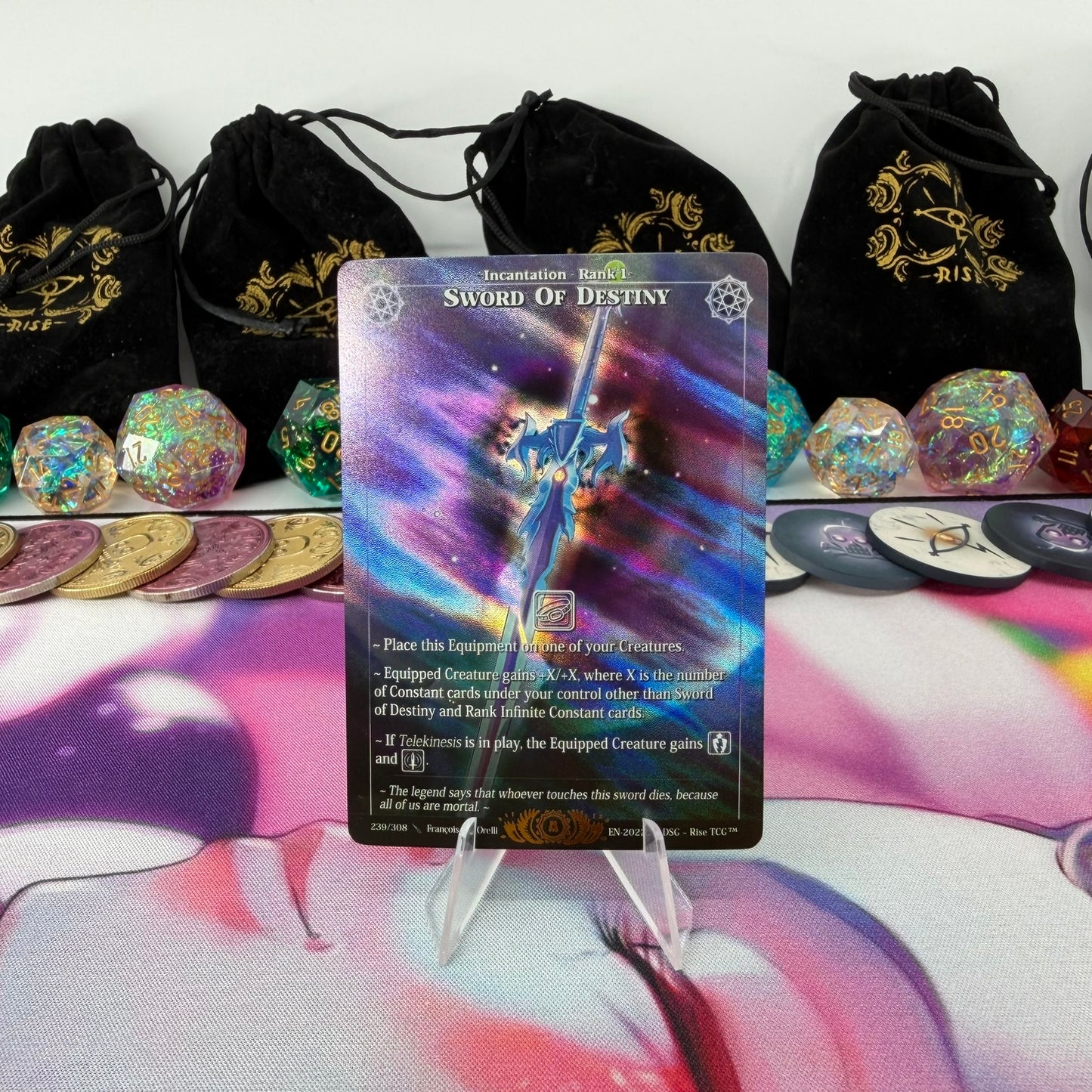 #455 Sword Of Destiny | 239/308 | Holo | Alpha | Legendary (EN)