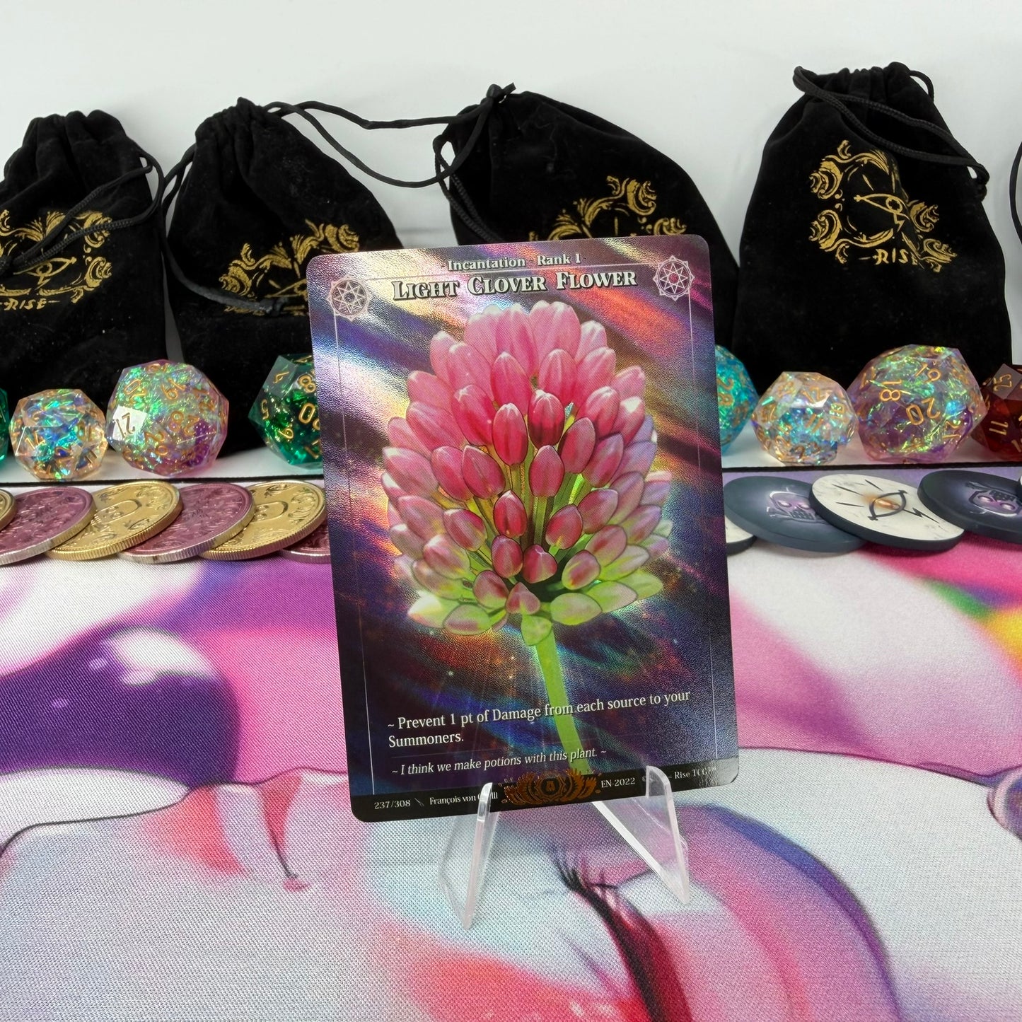 #464 Light Clover Flower | 237/308 | Holo | Alpha | Legendary (EN)