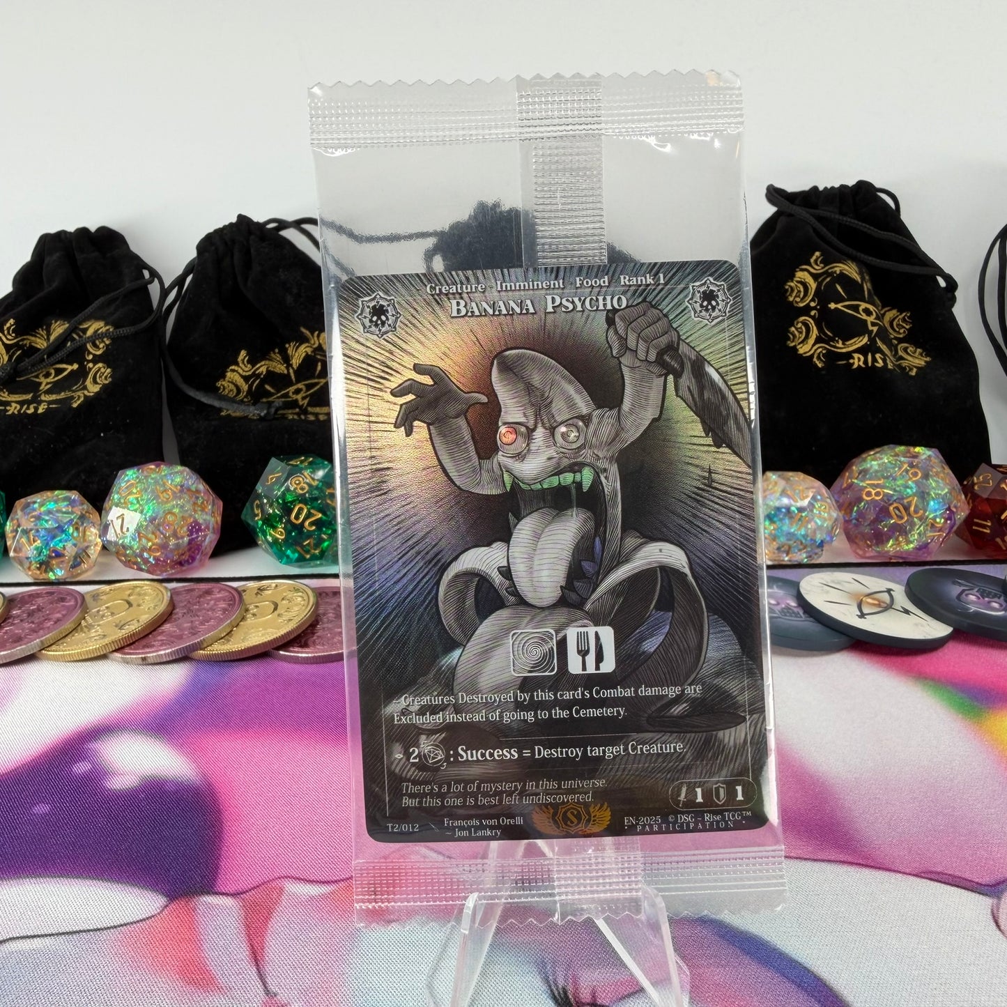 #482 Banana Psycho *PARTICIPATION* | T2/012 | Holo | Promo Sealed Pack | Rare (EN)