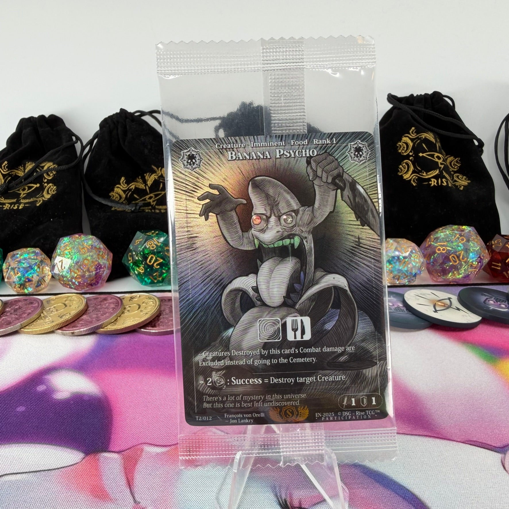 #482 Banana Psycho *PARTICIPATION* | T2/012 | Holo | Promo Sealed Pack | Rare (EN)