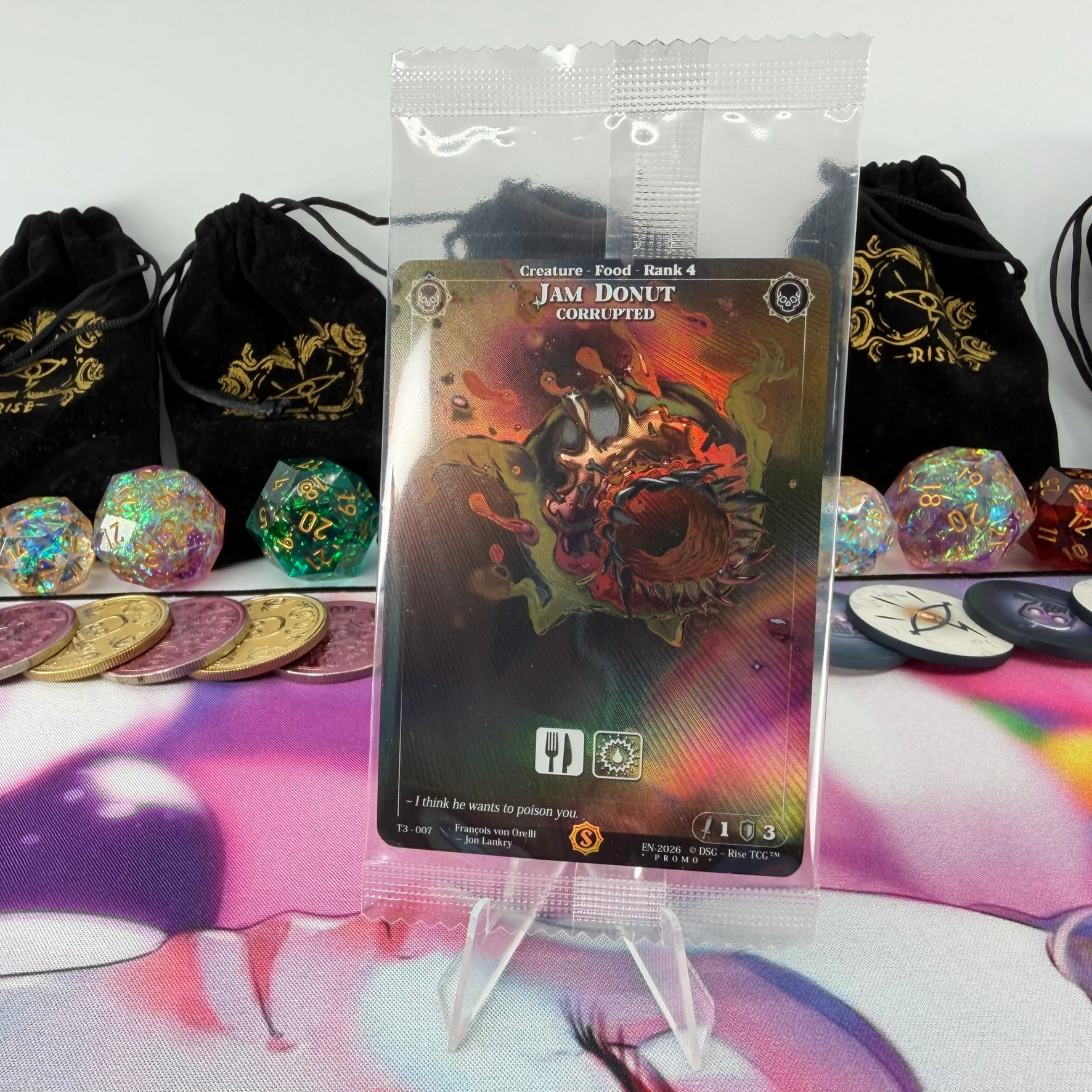 #495 Jam Donut | T3 - 007 | Holo | Promo Sealed Pack | Common (EN)