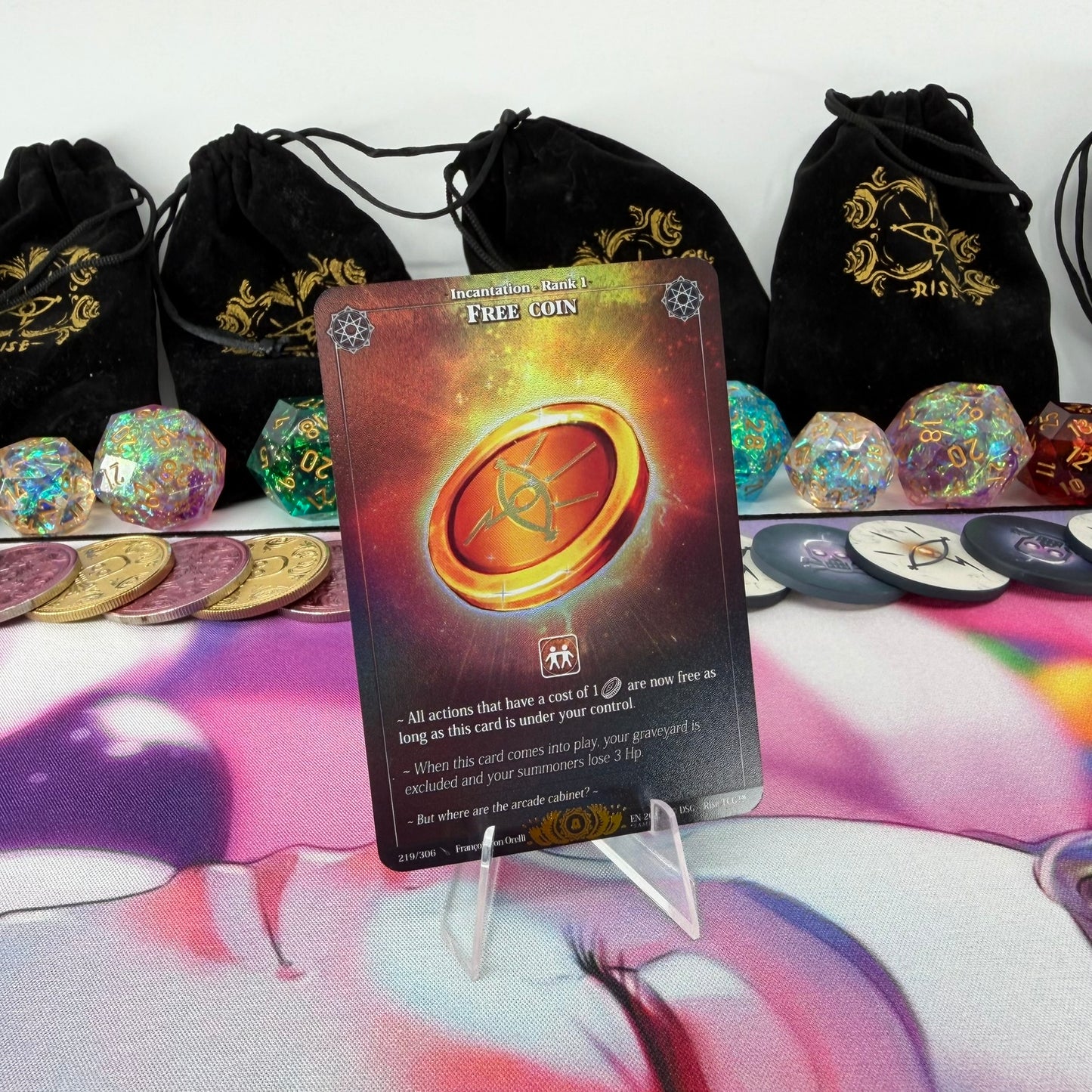 #498 Free Coin | 219/306 | Holo | Sample-C | Legendary (EN)