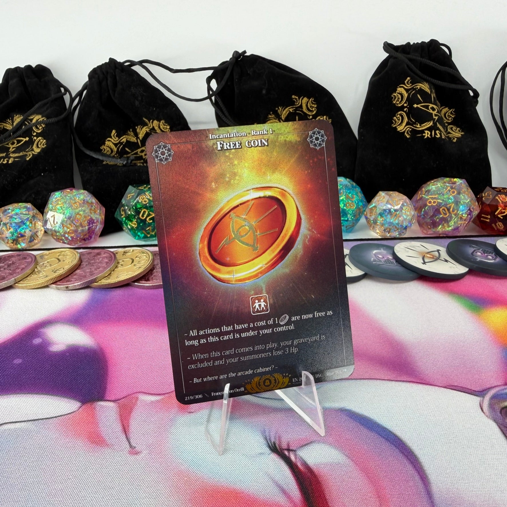 #498 Free Coin | 219/306 | Holo | Sample-C | Legendary (EN)