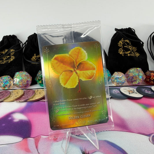 #502 Golden Clover | 201/306 | Collector Holo | Kickstarter Promo Pack Sealed | Uncommon (EN)
