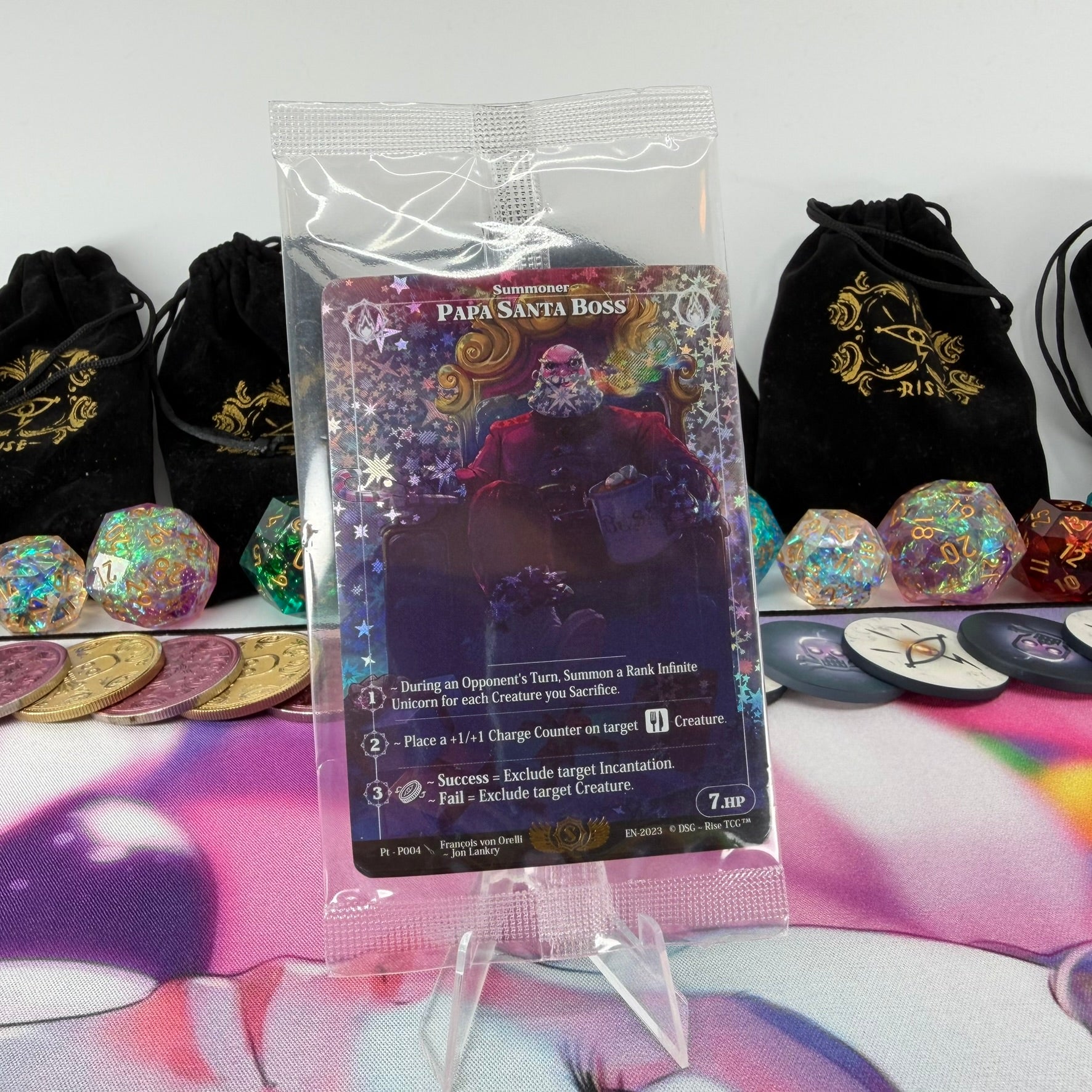 #504 Papa & Mama Santa Boss | Pt - P004 | Star Foil | Prestige 2023 Sealed Promo Pack | Rare (EN)