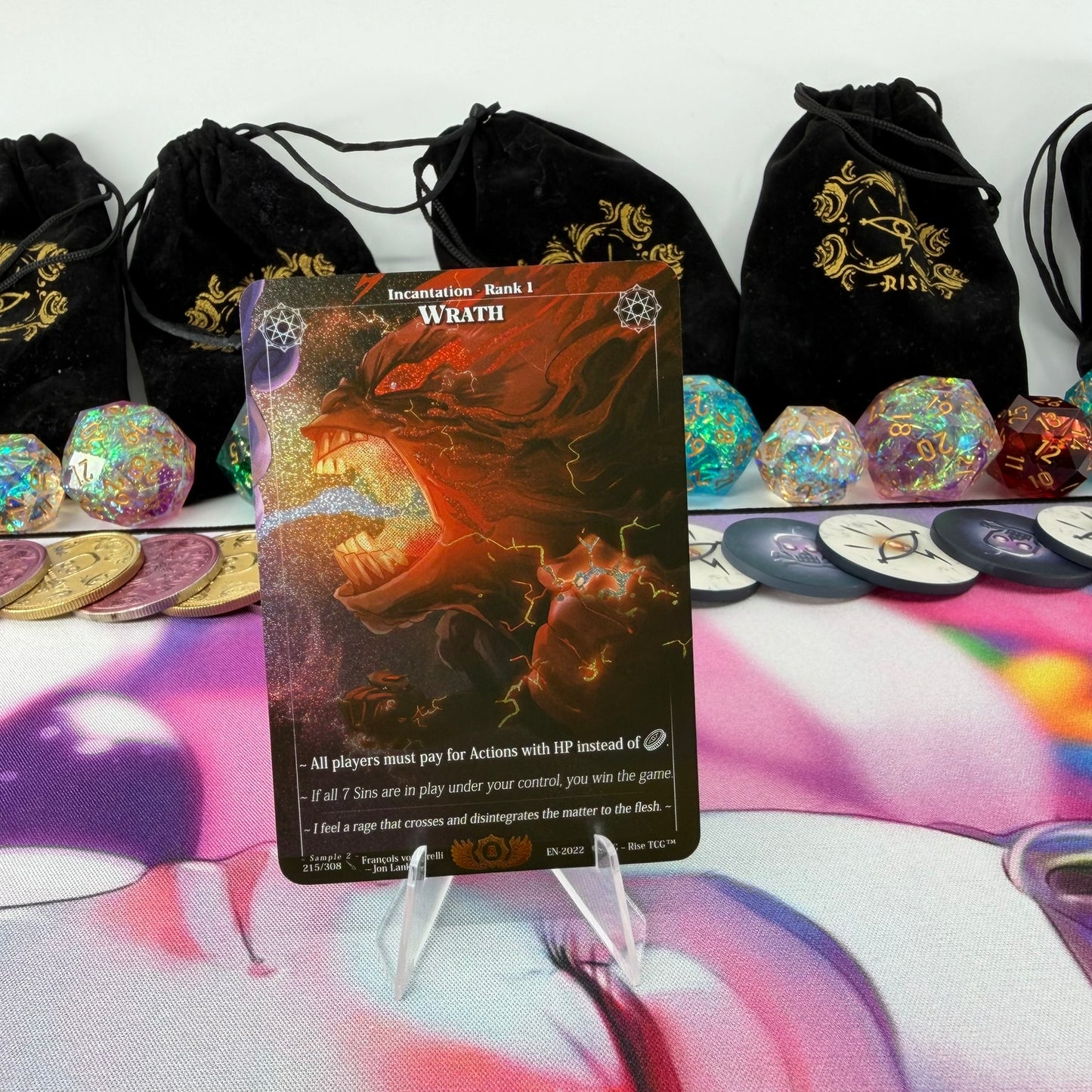 #514 Wrath | 215/308 | Glitter Holo | Sample 2 | Rare (EN)
