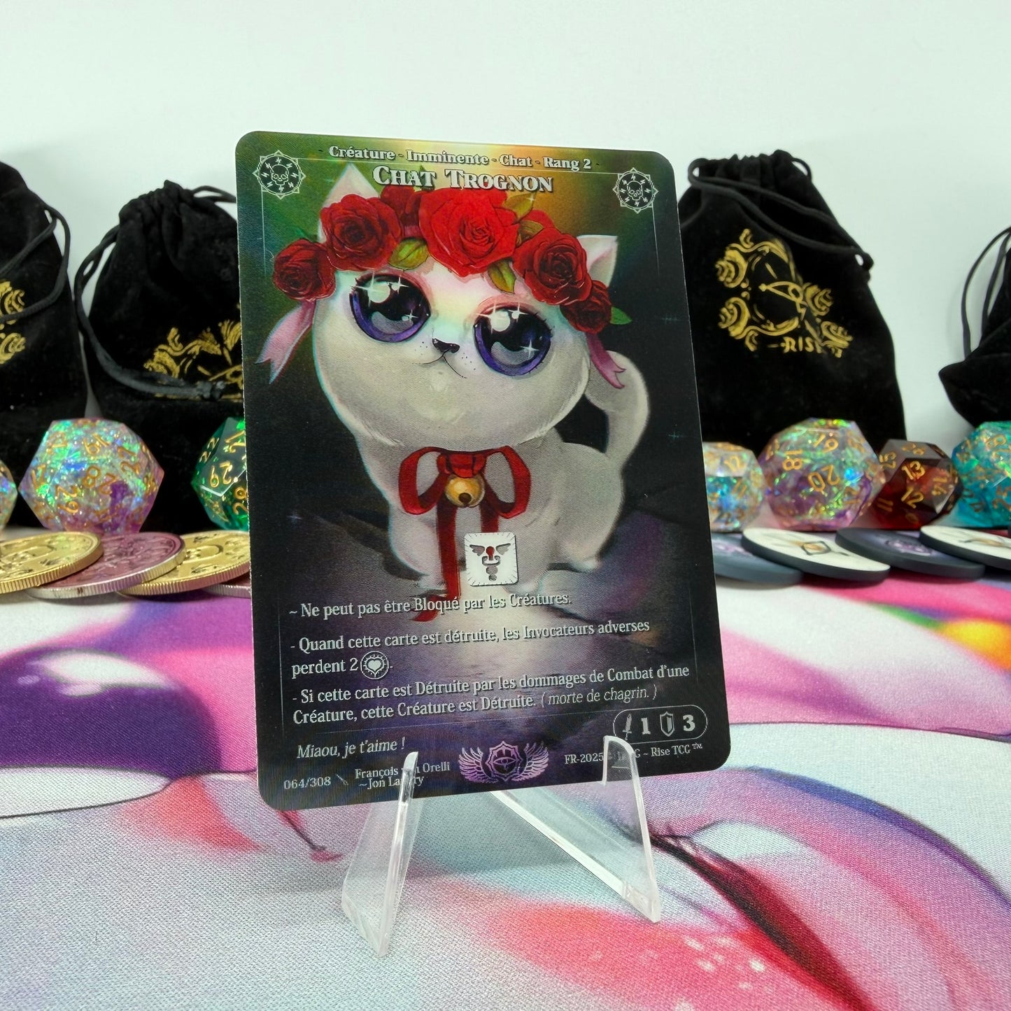 #529 Cutest Kitty | 064/308 | Depth Lenticular | Lenticular Deck | Rare (FR)