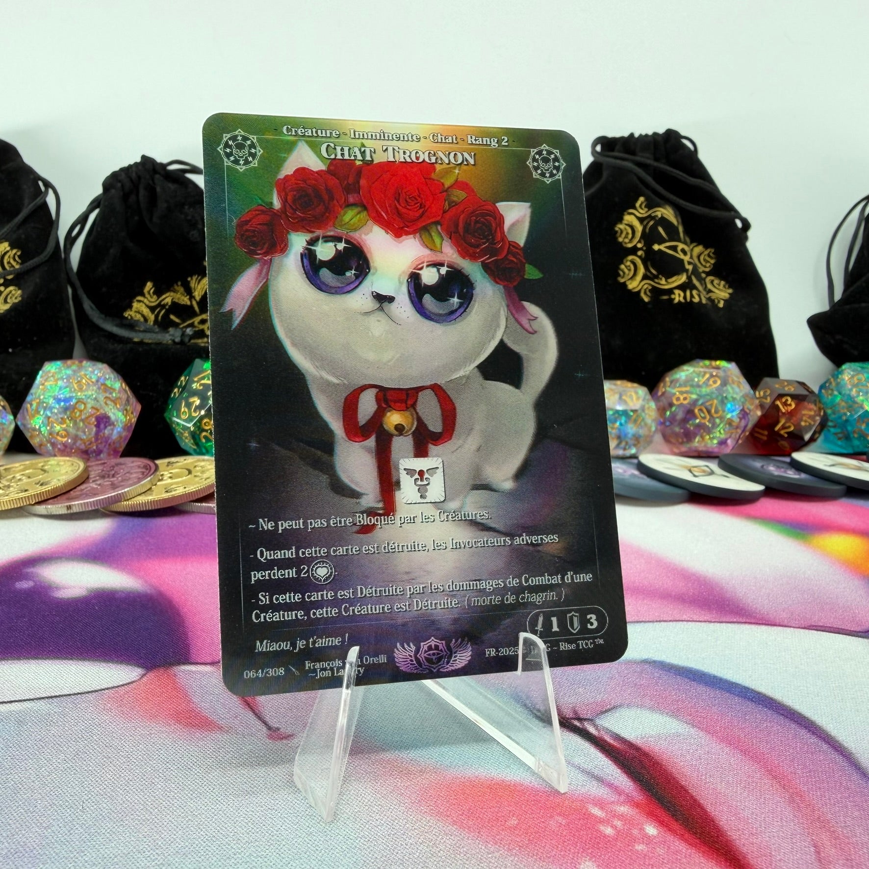 #529 Cutest Kitty | 064/308 | Depth Lenticular | Lenticular Deck | Rare (FR)