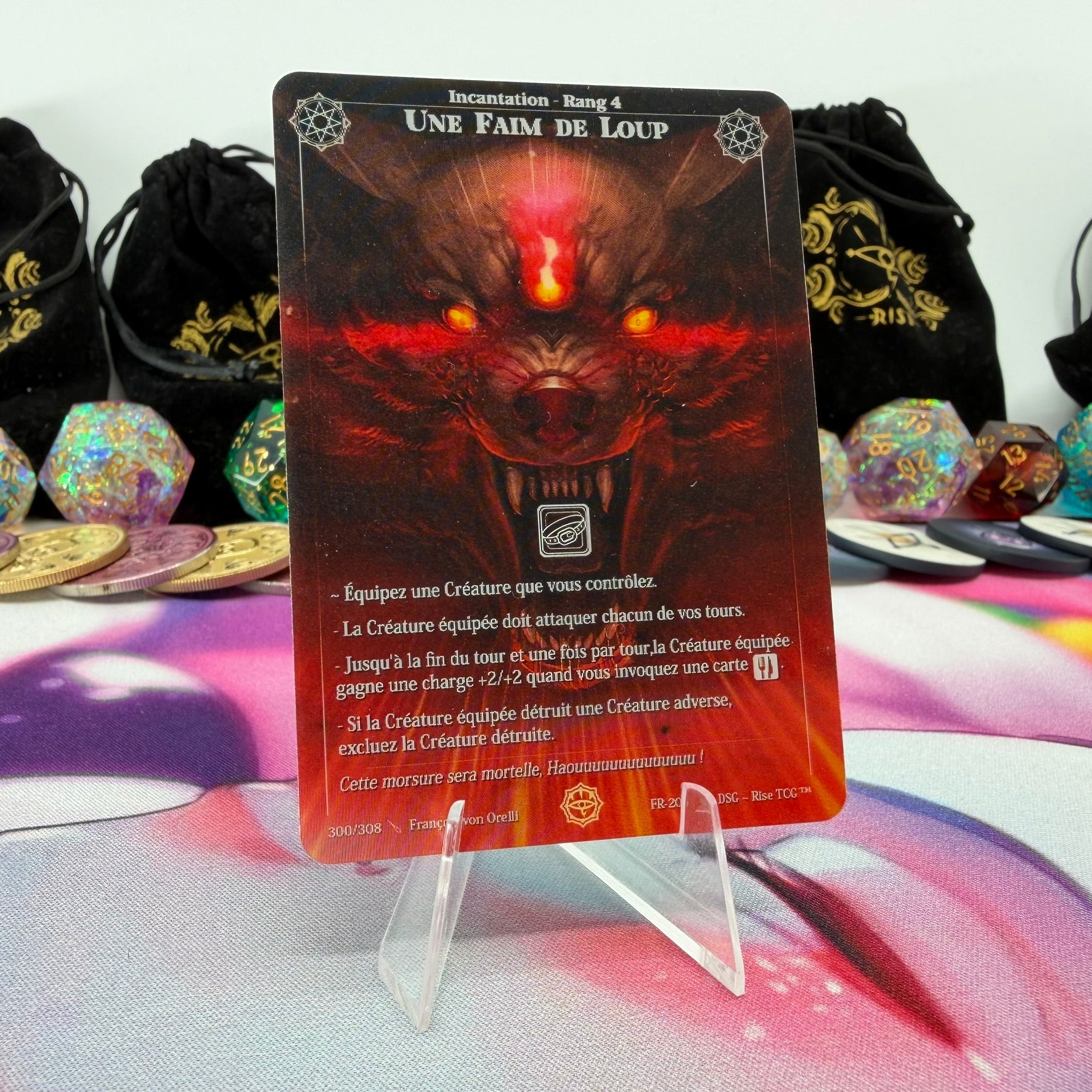 #537 Une Faim De Loup | 300/308 | Depth Lenticular | Lenticular Deck | Common (FR)