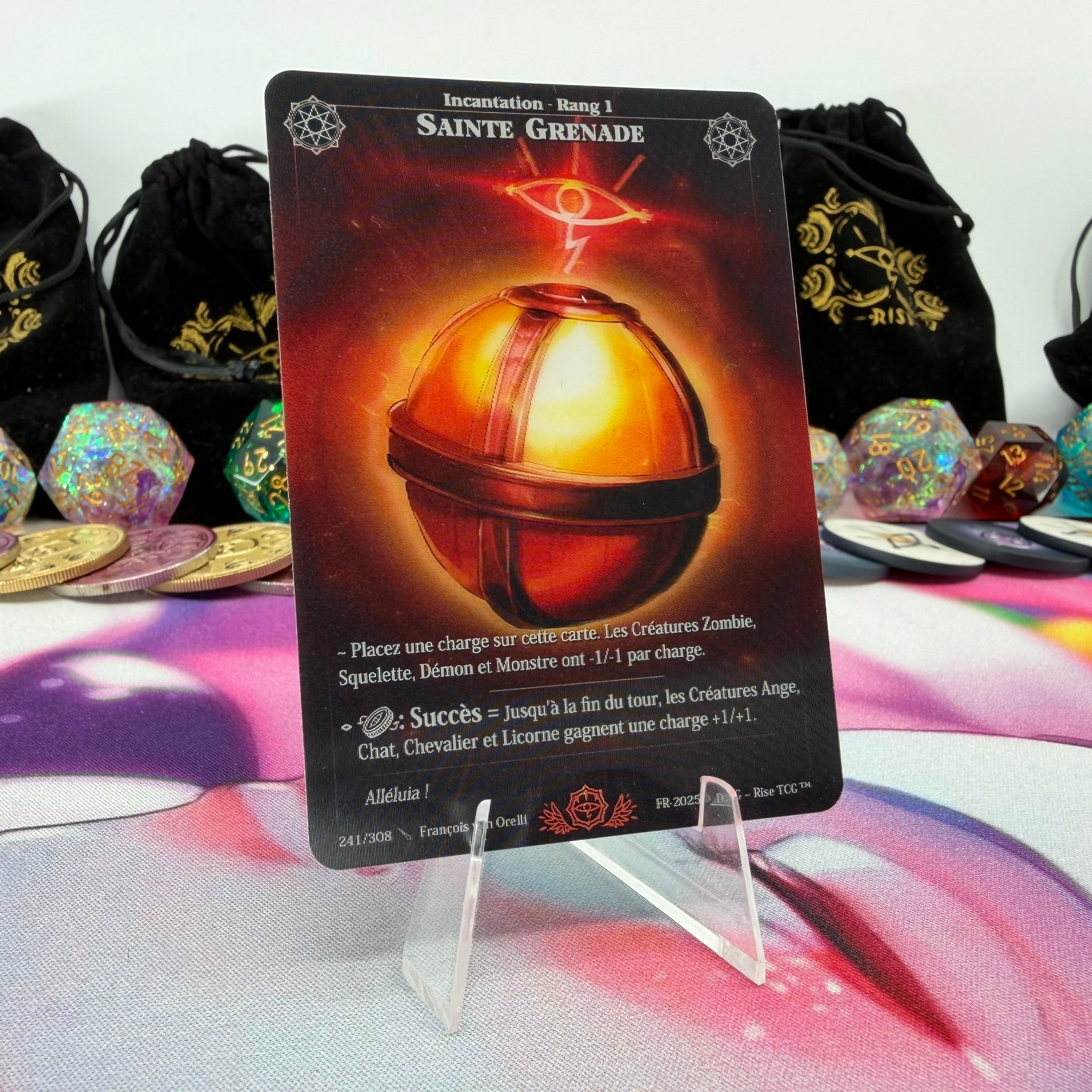 #538 Sainte Grenade | 241/308 | Depth Lenticular | Lenticular Deck | Uncommon (FR)