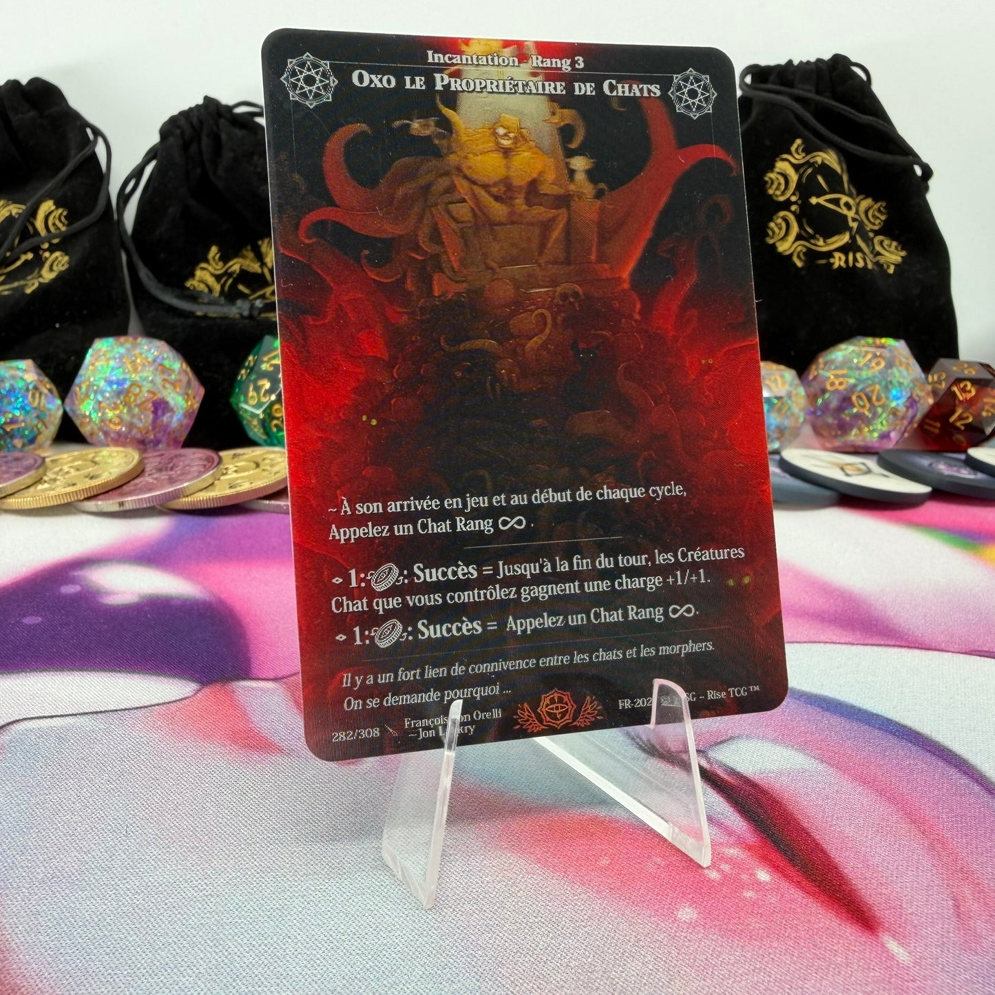 #541 Oxo Le Proprietaire De Chats | 282/308 | Depth Lenticular | Lenticular Deck | Uncommon (FR)