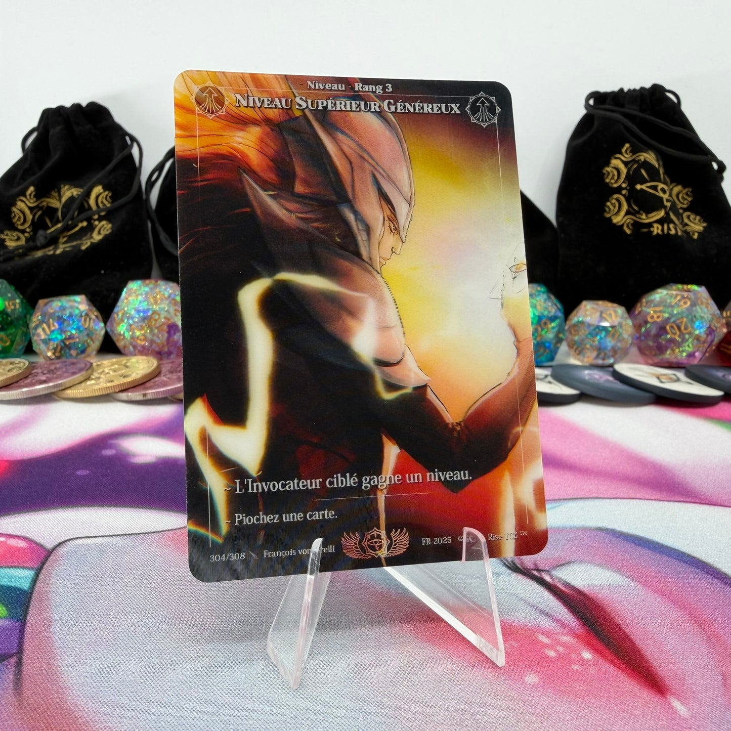 #544 Niveau Superieur Genereux | 304/308 | Depth Lenticular | Lenticular Deck | Rare (FR)