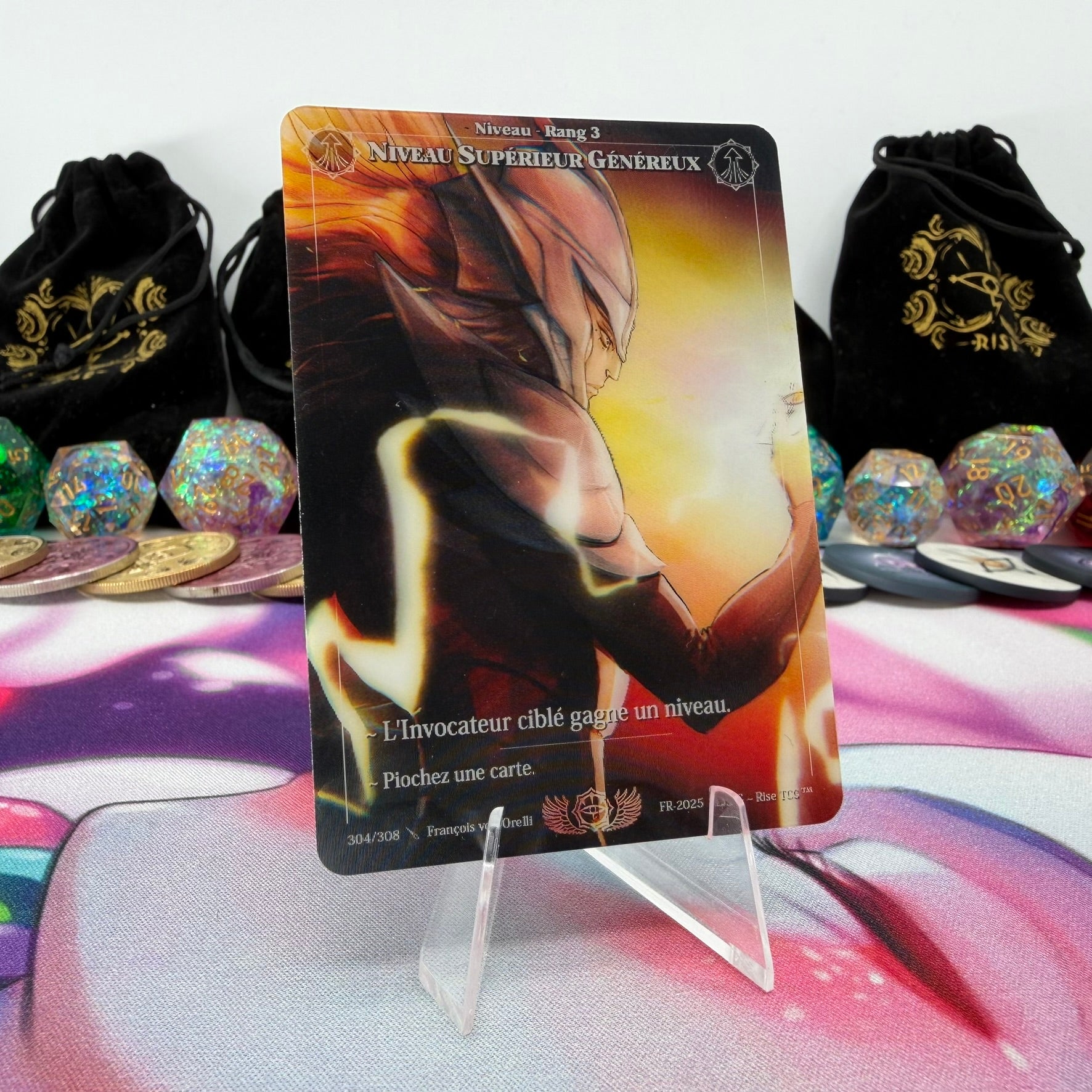 #546 Niveau Superieur Genereux | 304/308 | Depth Lenticular | Lenticular Deck | Rare (FR)
