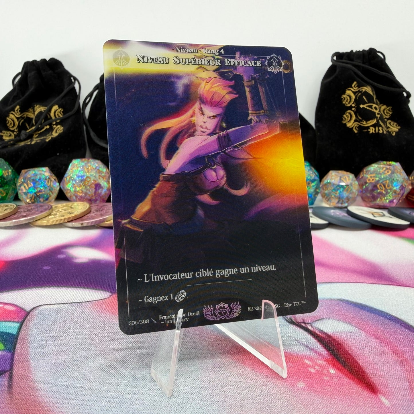#547 Niveau Superieur Efficace | 305/308 | Depth Lenticular | Lenticular Deck | Rare (FR)