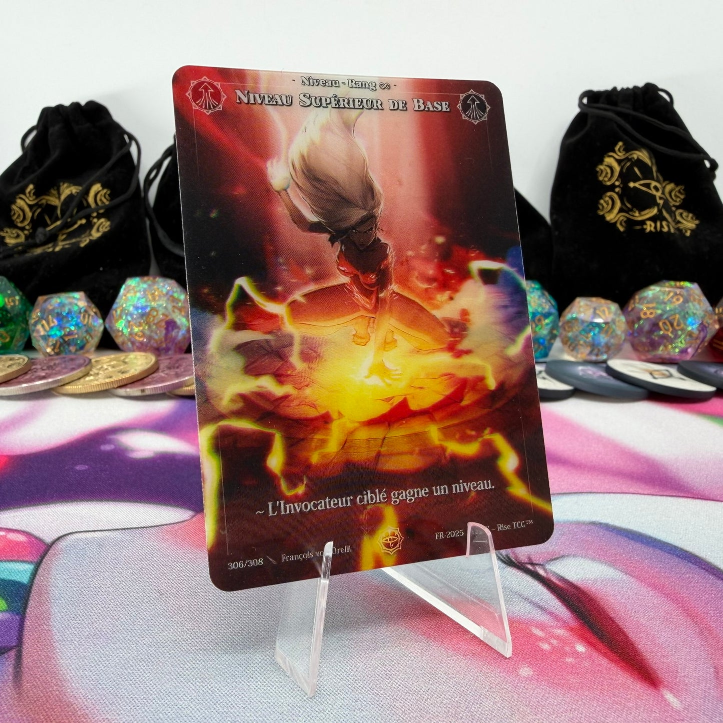 #550 Niveau Superieur De Base | 306/308 | Depth Lenticular | Lenticular Deck | Common (FR)