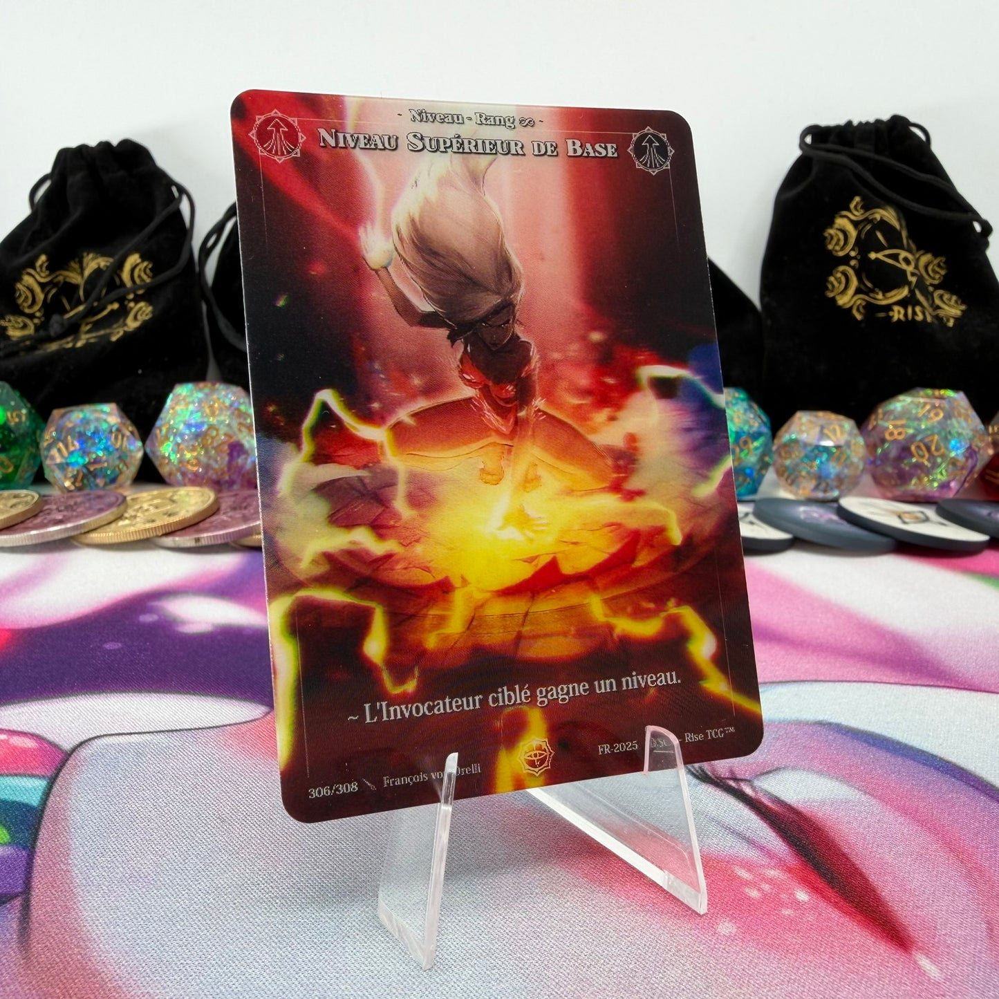 #552 Niveau Superieur De Base | 306/308 | Depth Lenticular | Lenticular Deck | Common (FR)