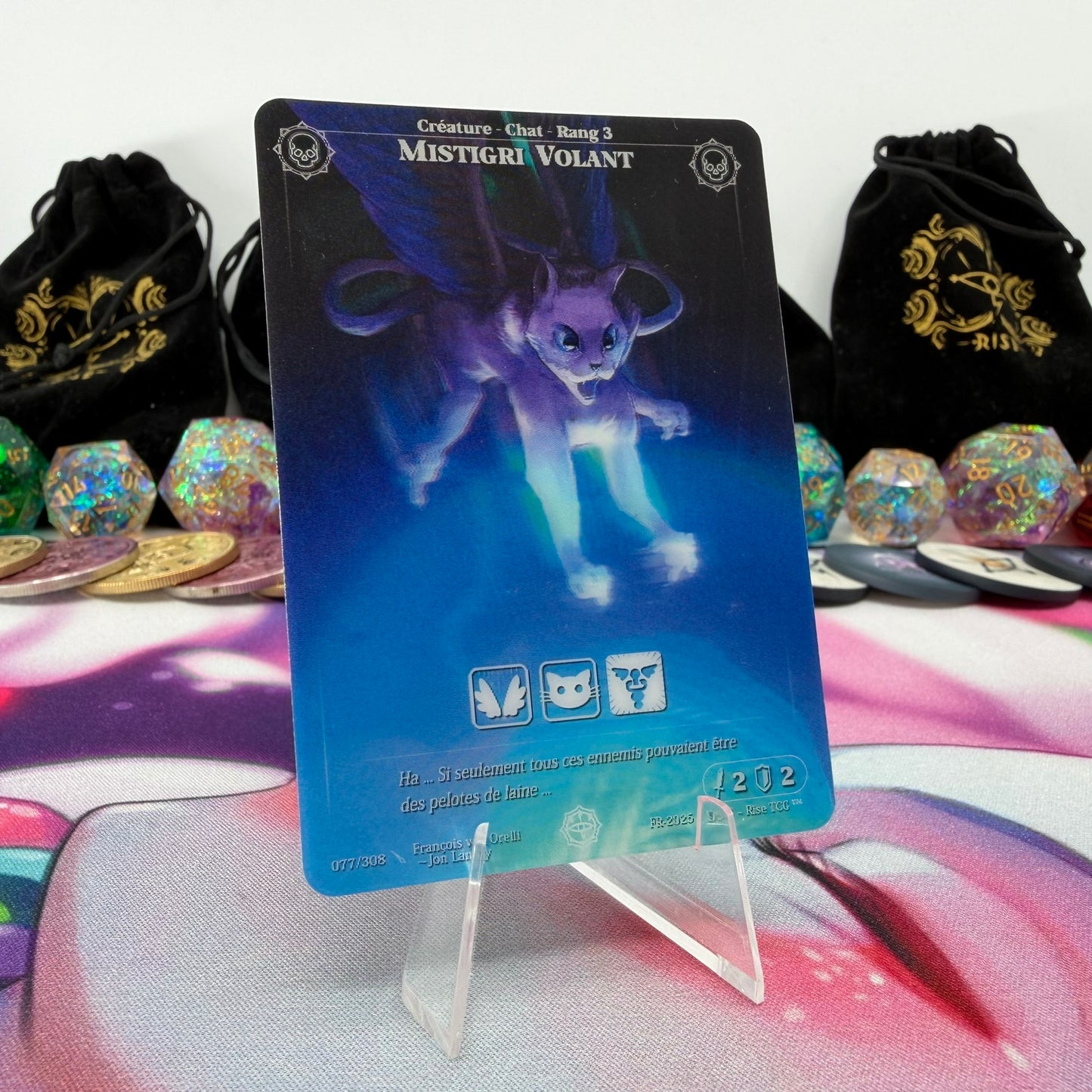 #556 Mistigri Volant | 077/308 | Depth Lenticular | Lenticular Deck | Common (FR)