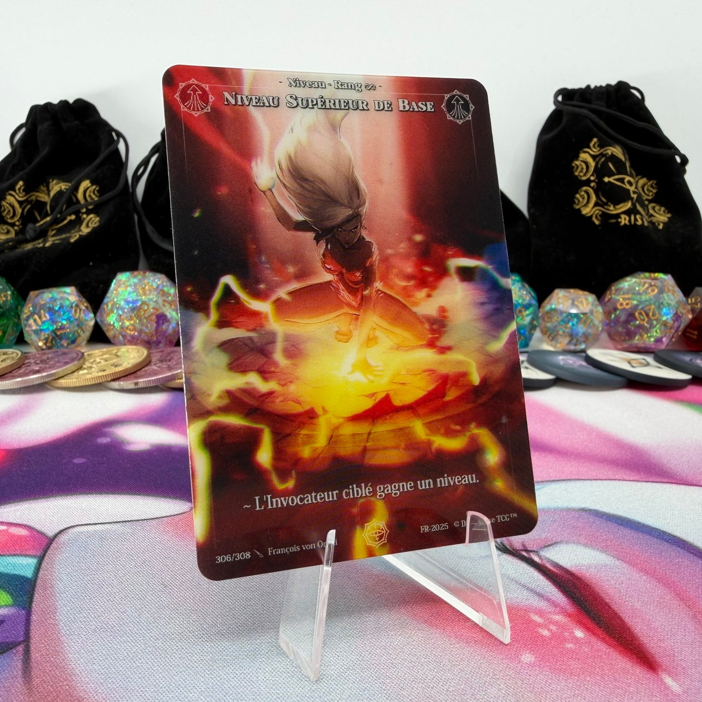 #557 Niveau Superieur De Base | 306/308 | Depth Lenticular | Lenticular Deck | Common (FR)