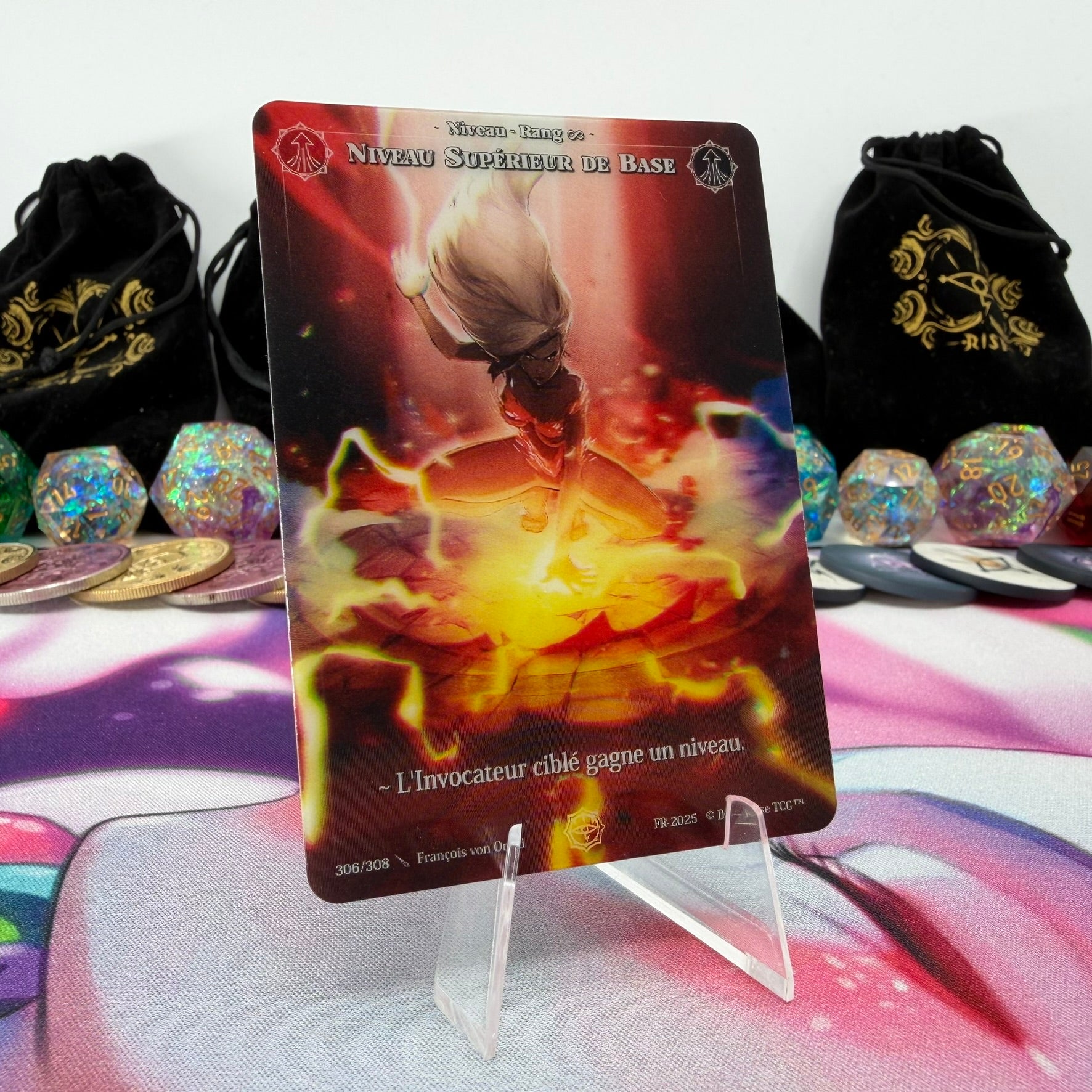 #557 Niveau Superieur De Base | 306/308 | Depth Lenticular | Lenticular Deck | Common (FR)