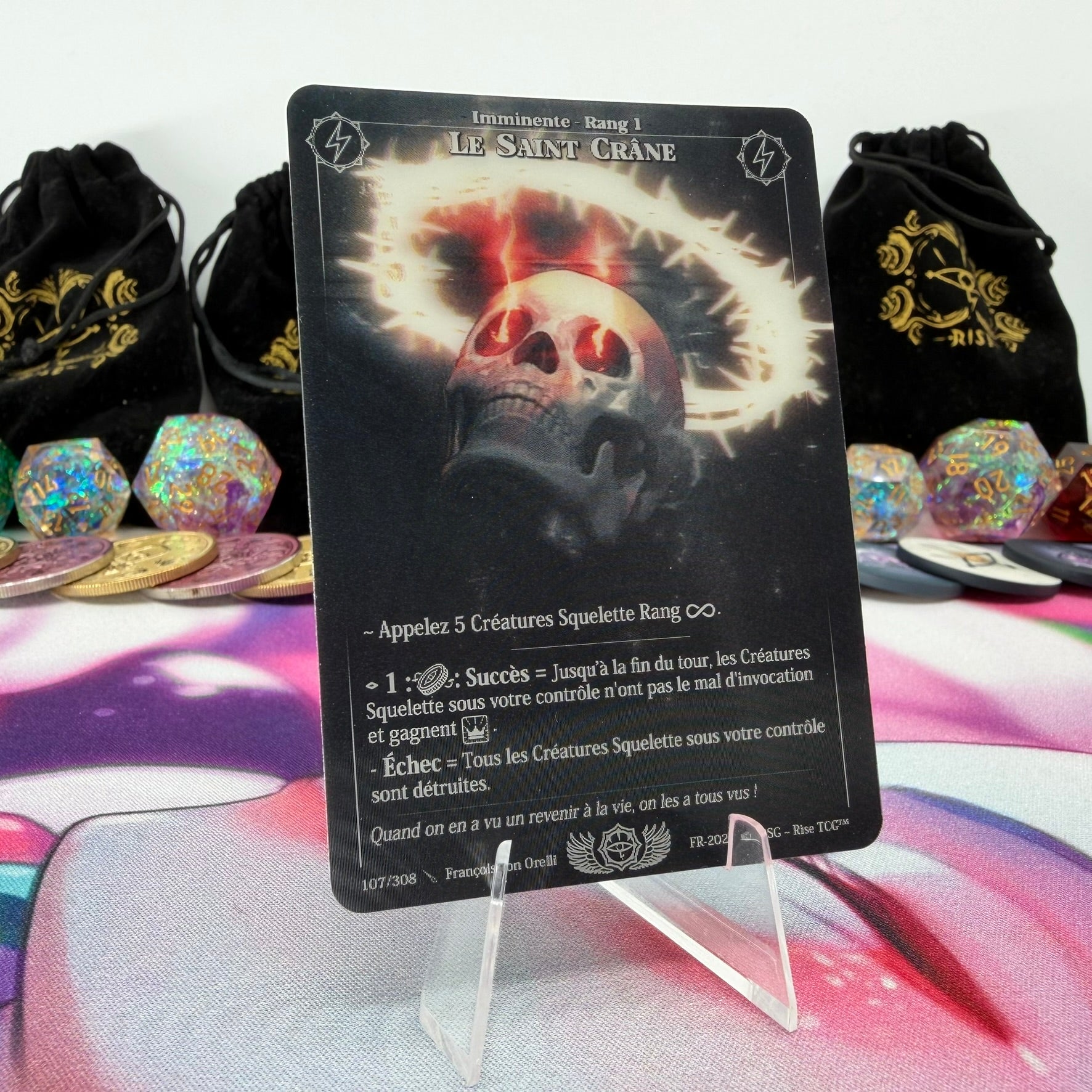 #563 Le Saint Crane | 107/308 | Depth Lenticular | Lenticular Deck | Rare (FR)