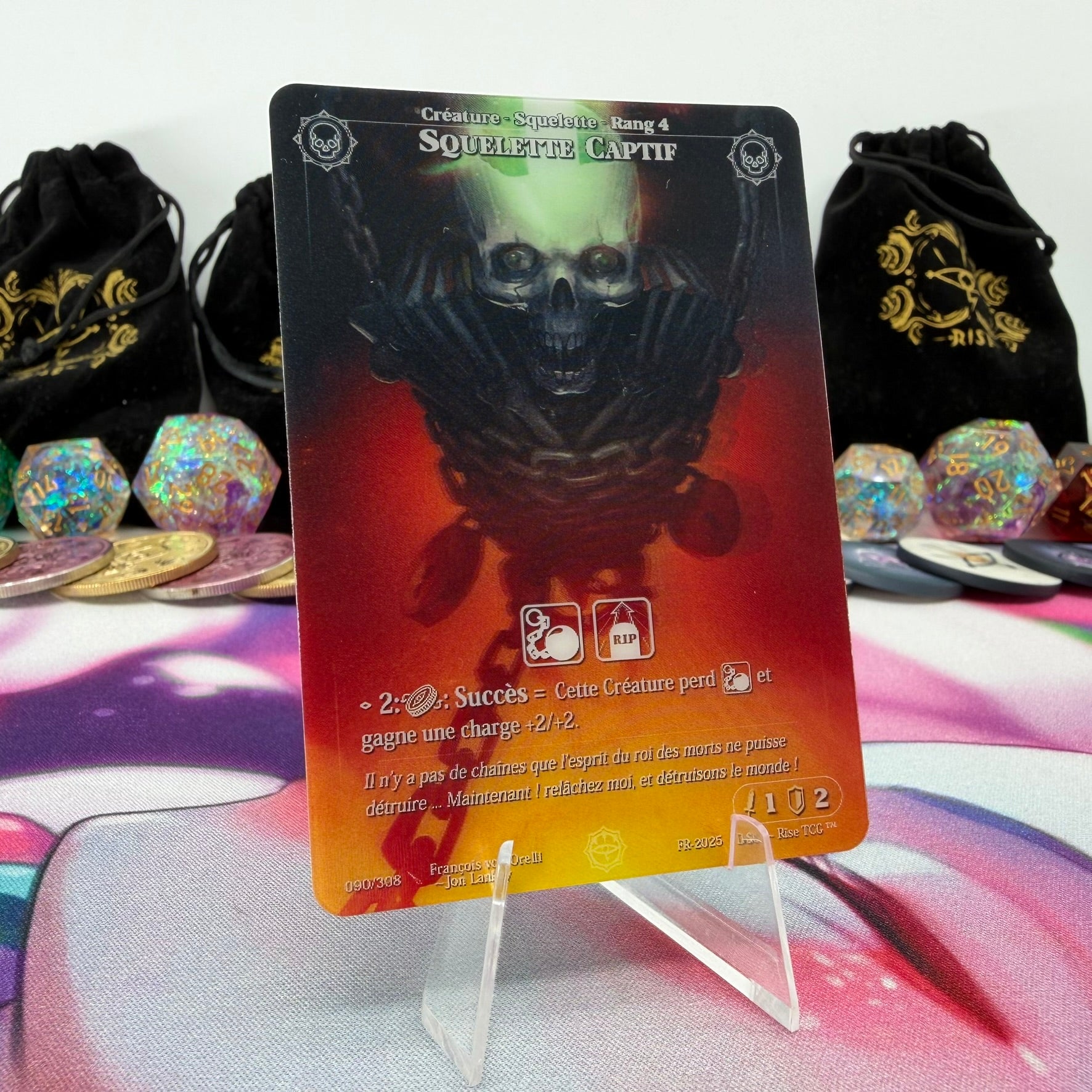 #564 Squelette Captif | 090/308 | Depth Lenticular | Lenticular Deck | Common (FR)