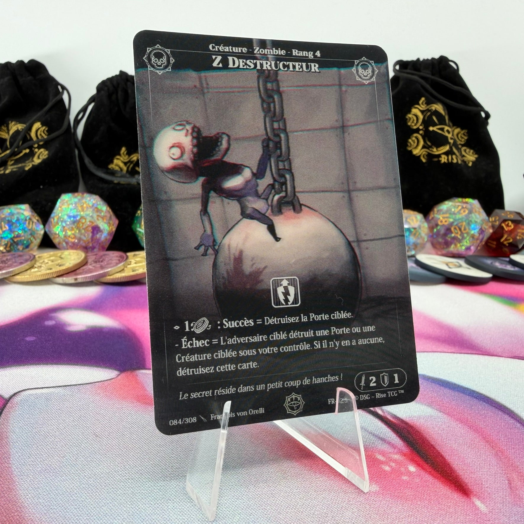 #565 Z Destructeur | 084/308 | Depth Lenticular | Lenticular Deck | Common (FR)