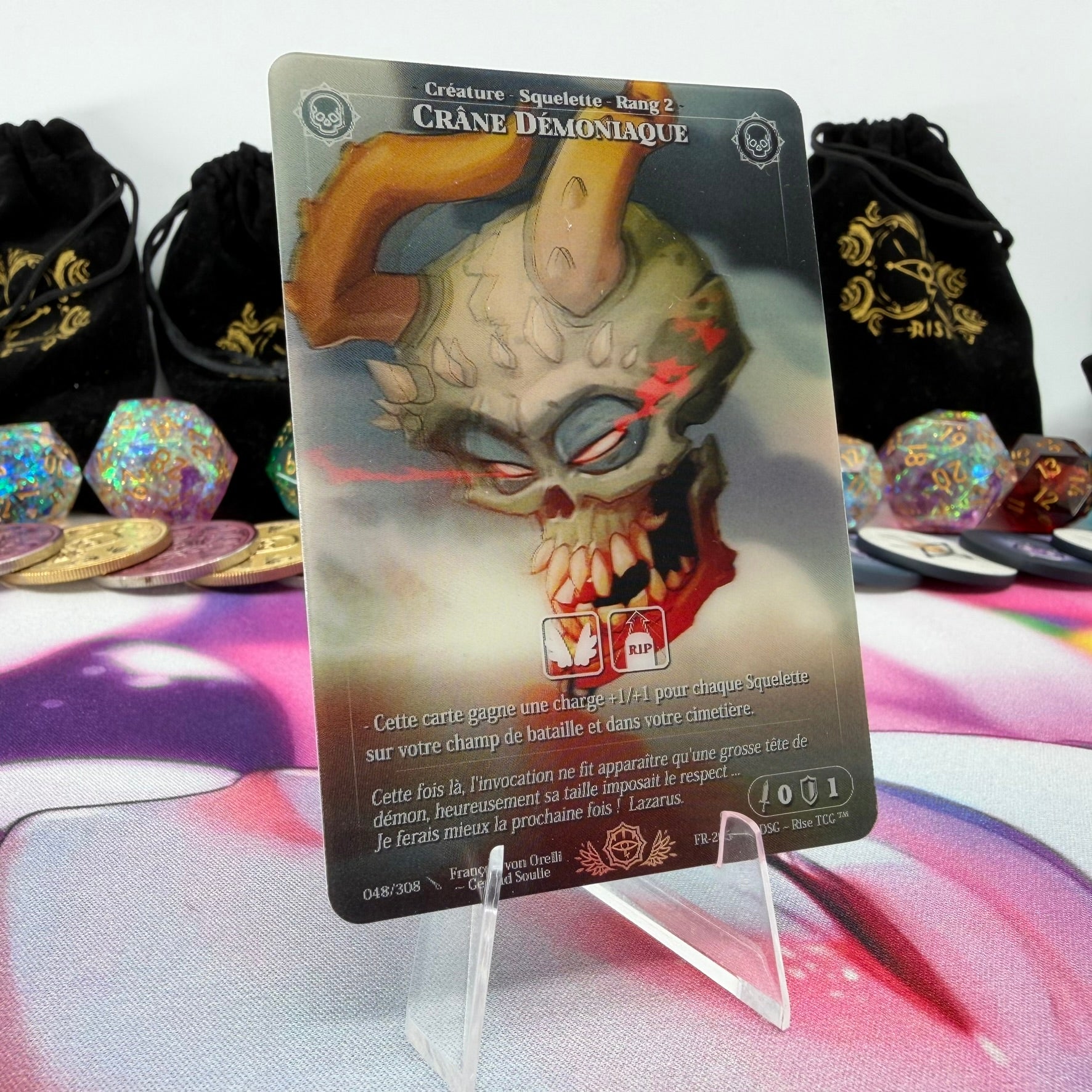 #569 Crane Demoniaque | 048/308 | Depth Lenticular | Lenticular Deck | Uncommon (FR)