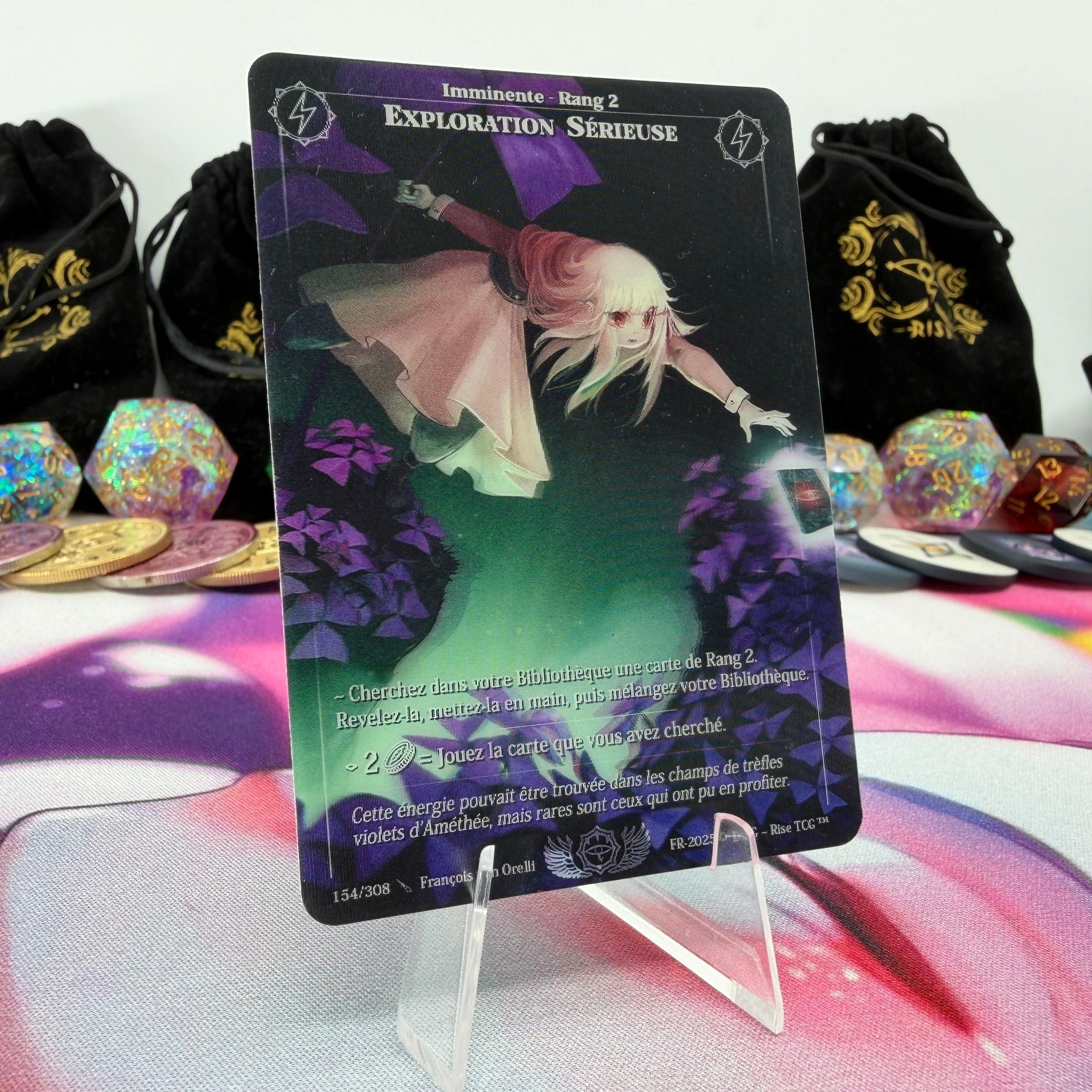#570 Exploration Serieuse | 154/308 | Depth Lenticular | Lenticular Deck | Rare (FR)