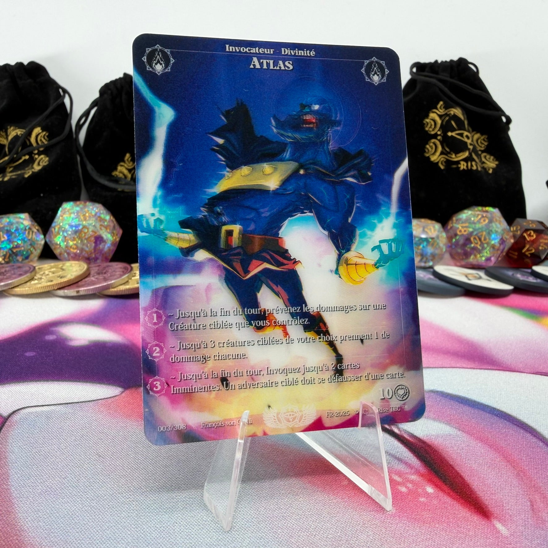 #574 Atlas | 003/308 | Depth Lenticular | Lenticular Deck | Rare (FR)