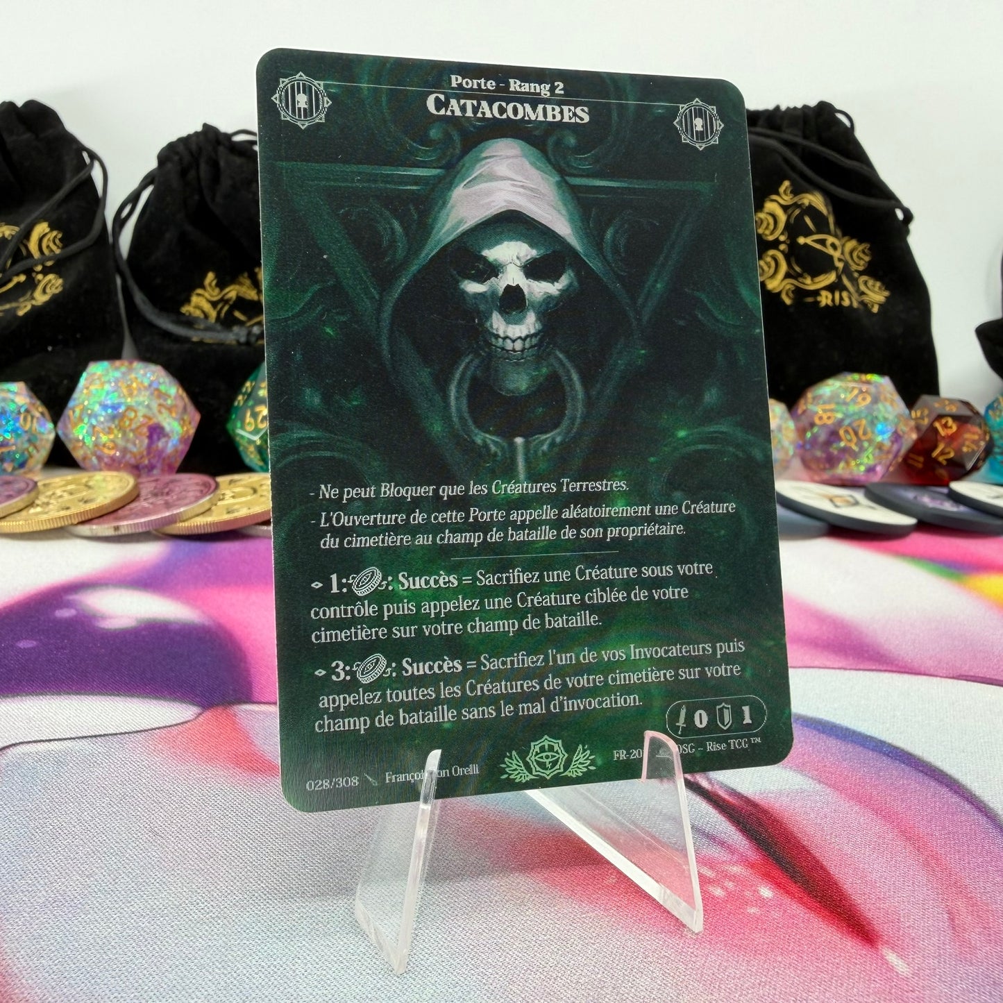 #577 Catacombes | 028/308 | Depth Lenticular | Lenticular Deck | Uncommon (FR)